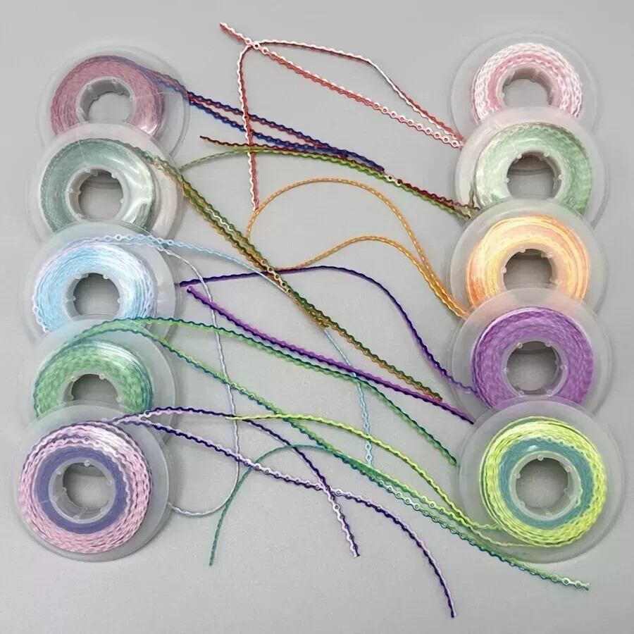 Dental Orthodontic Ligature Ties/Elastic Rubber Chain Double Color For 16 Sizes