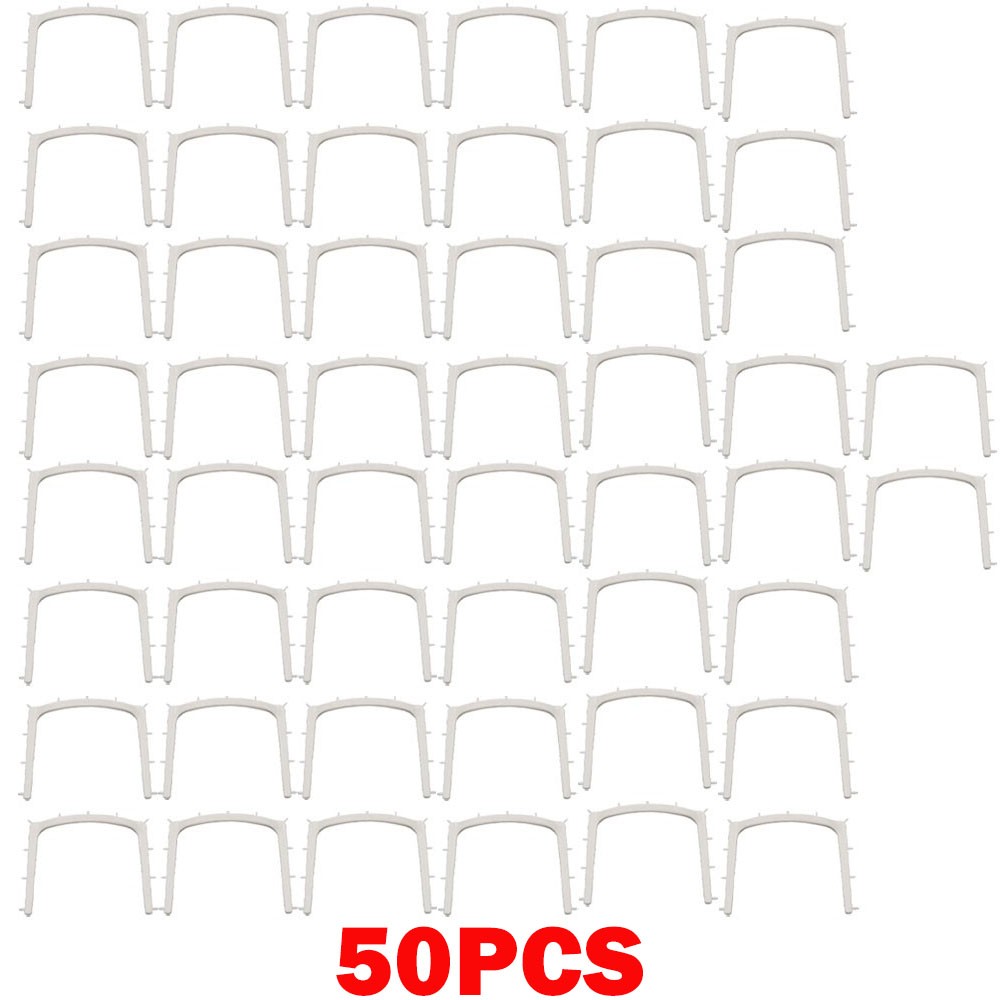 50Pcs Dental Autoclavable Plastic Rubber Dam Frame Holder U Shape Instrument NEW