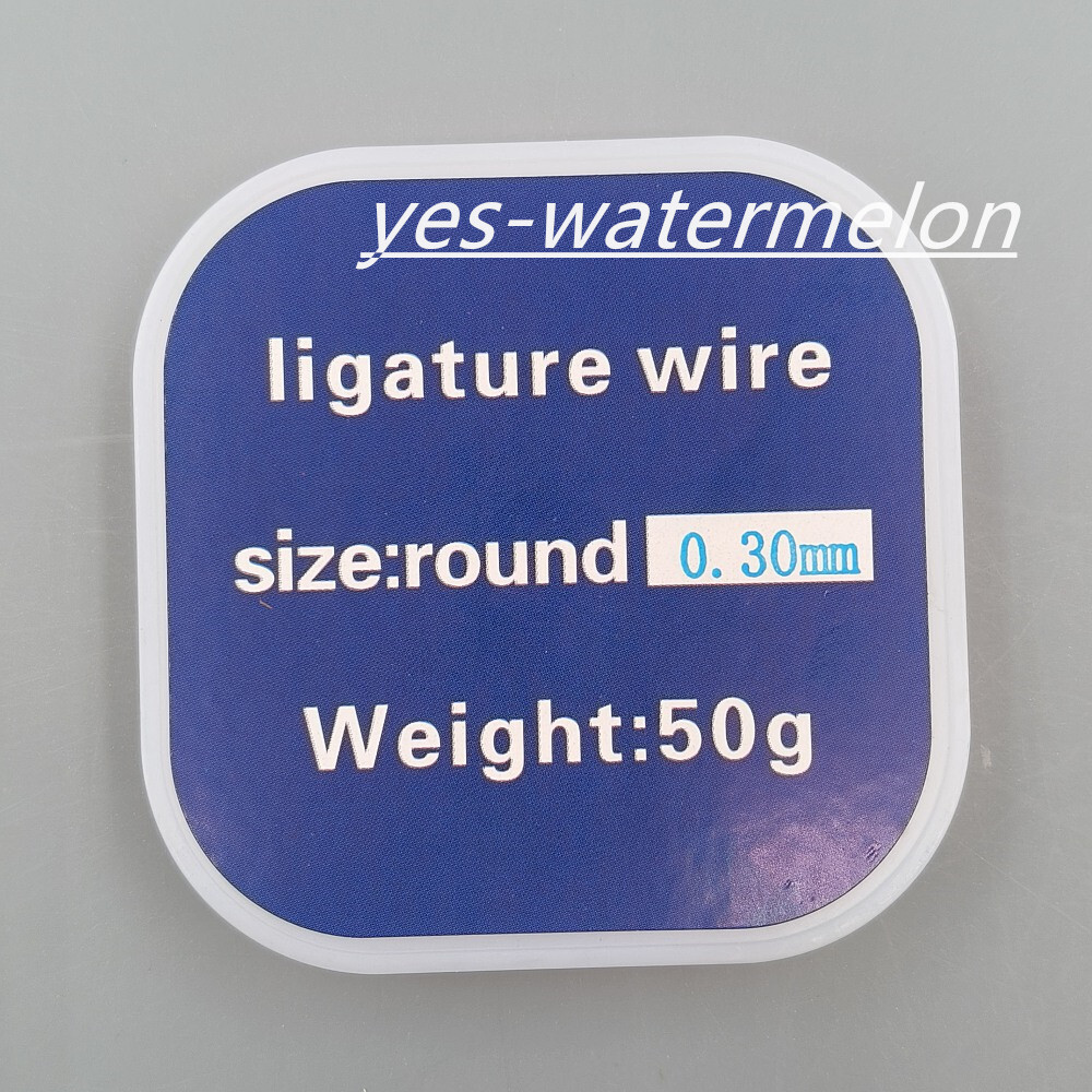 50g Dental Medical Wire Line 0.2/0.25/0.3mm 50g Plastic And Stainless Steel Roll