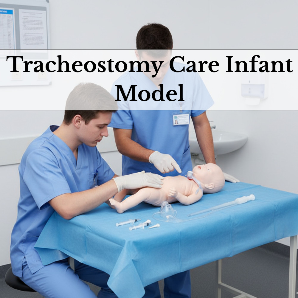 Tracheostomy Care Infant Model for Nursing & Medical Training | Pediatric Airway