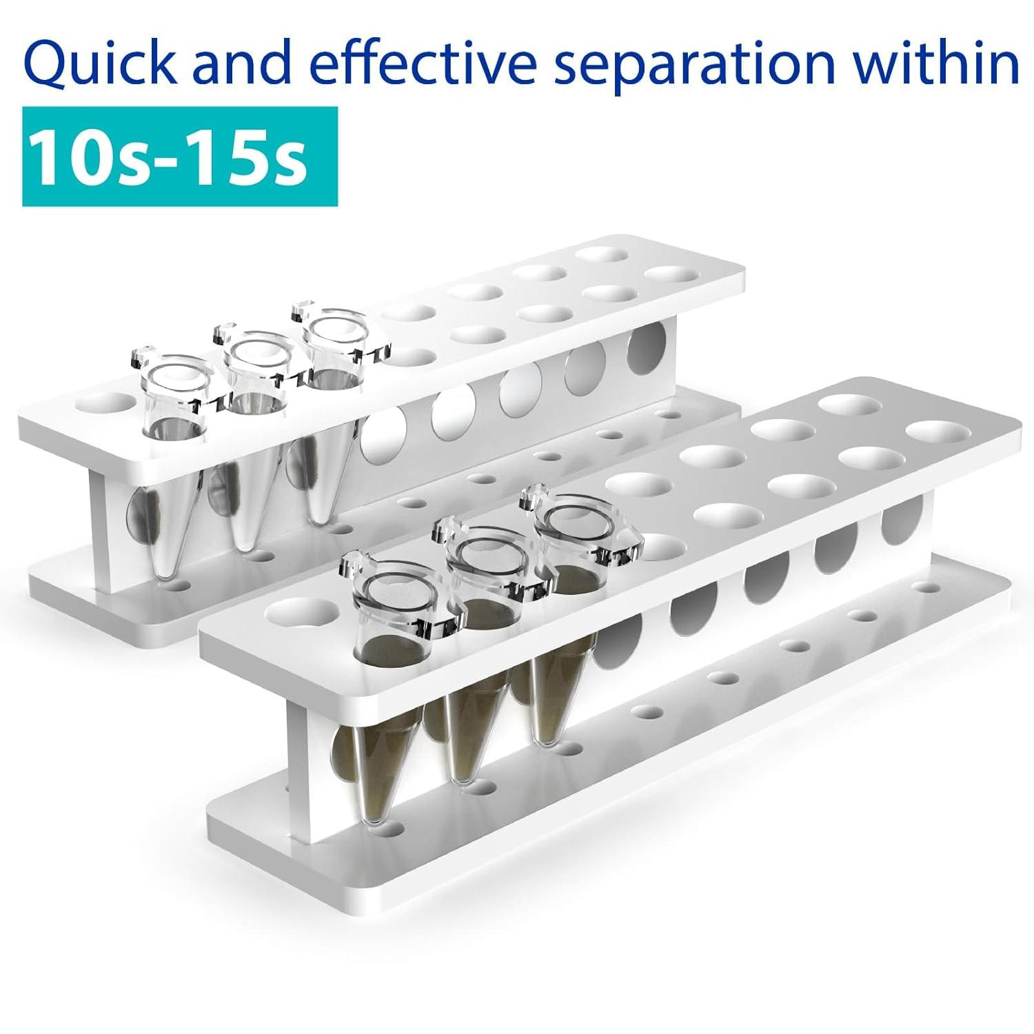 Magnetic rack separator 1.5mL Eppendorf tubes for DNA, RNA, purification