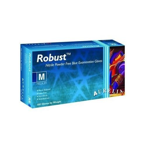 Supermax 93897 Aurelia Robust Nitrile Exam Gloves Medium 100/Bx