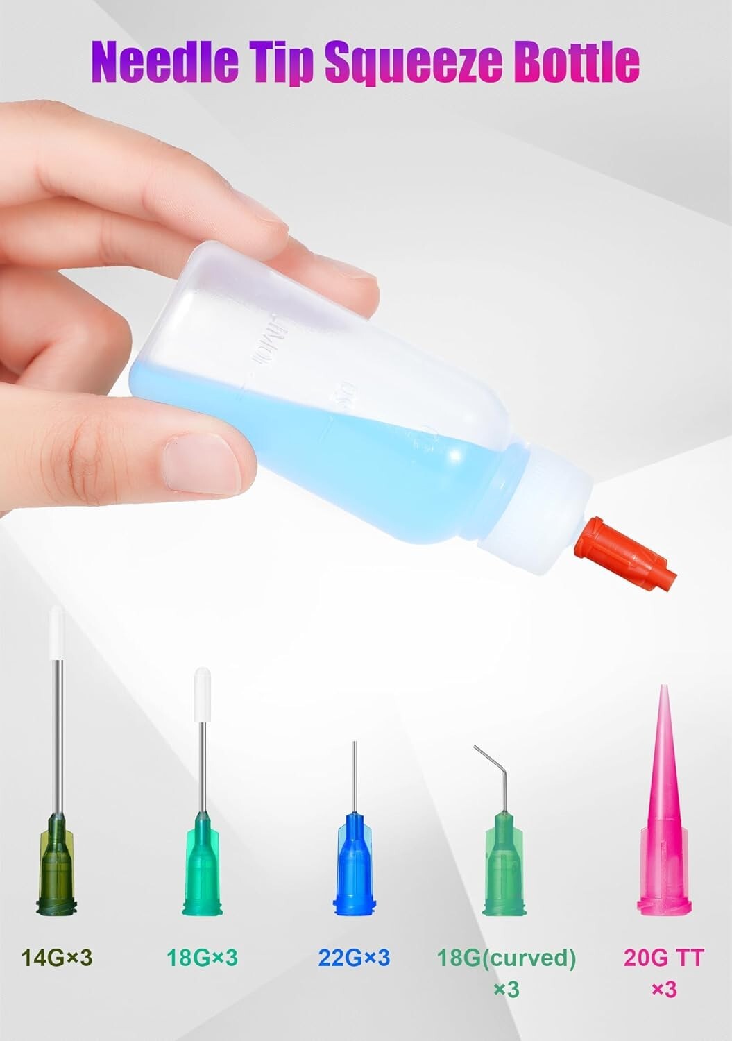 #1 Kit de jeringa industrial multiusos con 7 puntas dispensadoras, NEW