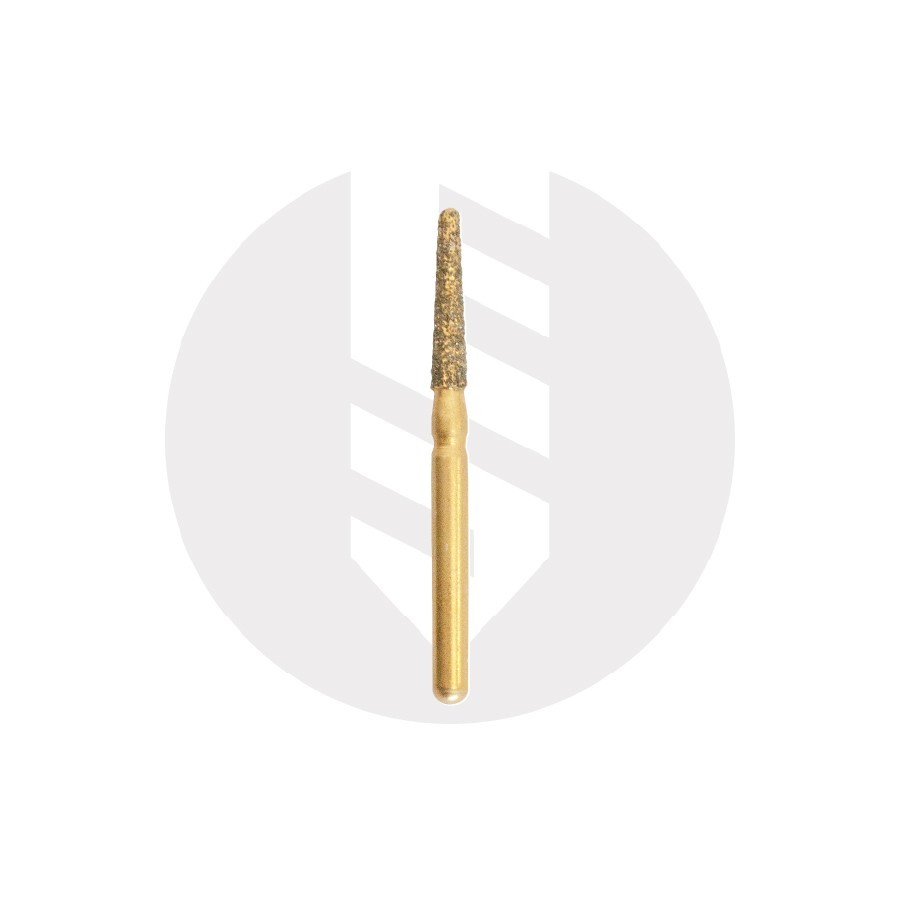 Round End Taper Gold Burs – Eagle Dental Burs – Multi Use High Quality Burs