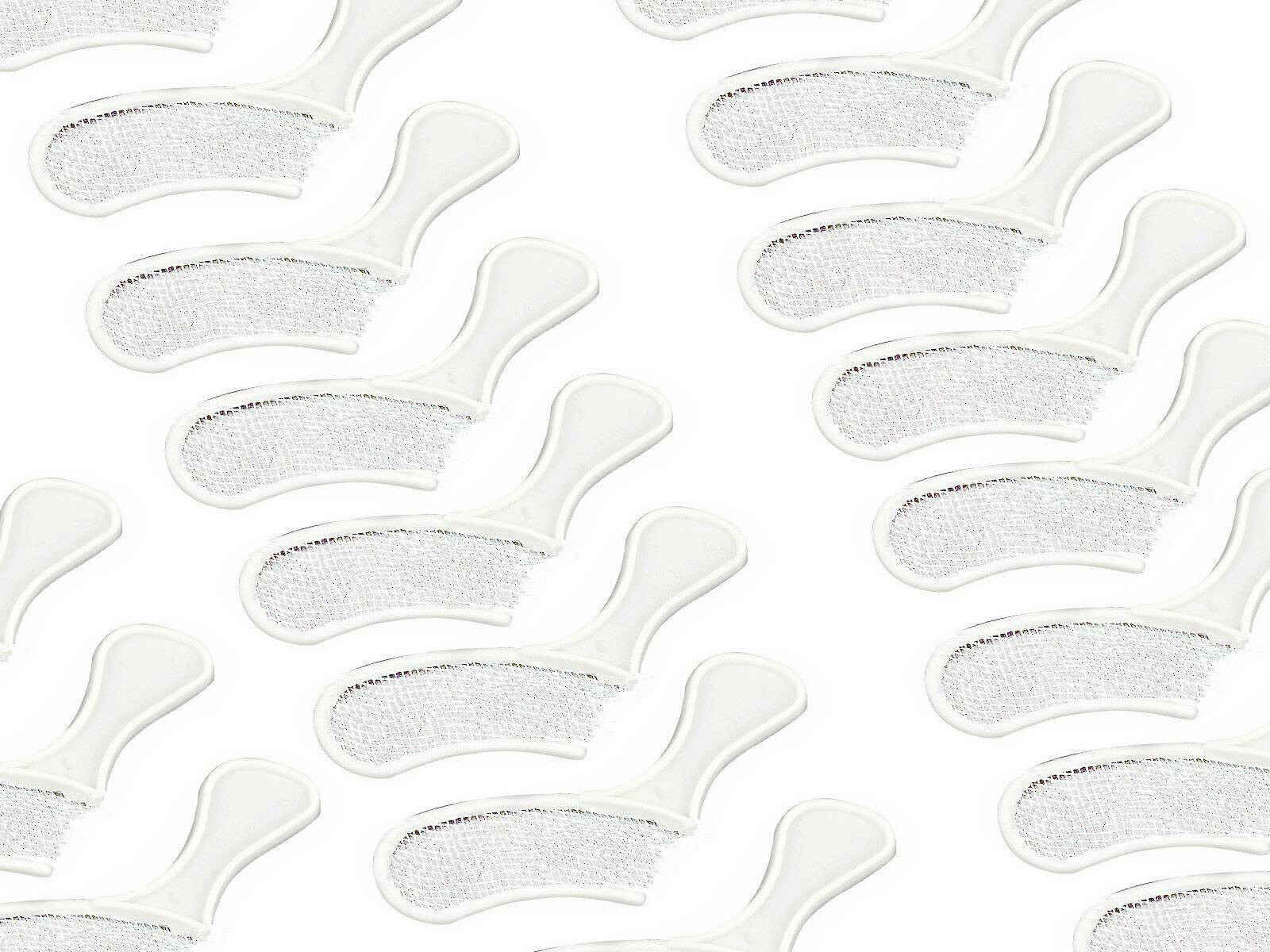 50 Pcs Dental Sideless Bite Registration Disposable Impression Triple Trays Tray