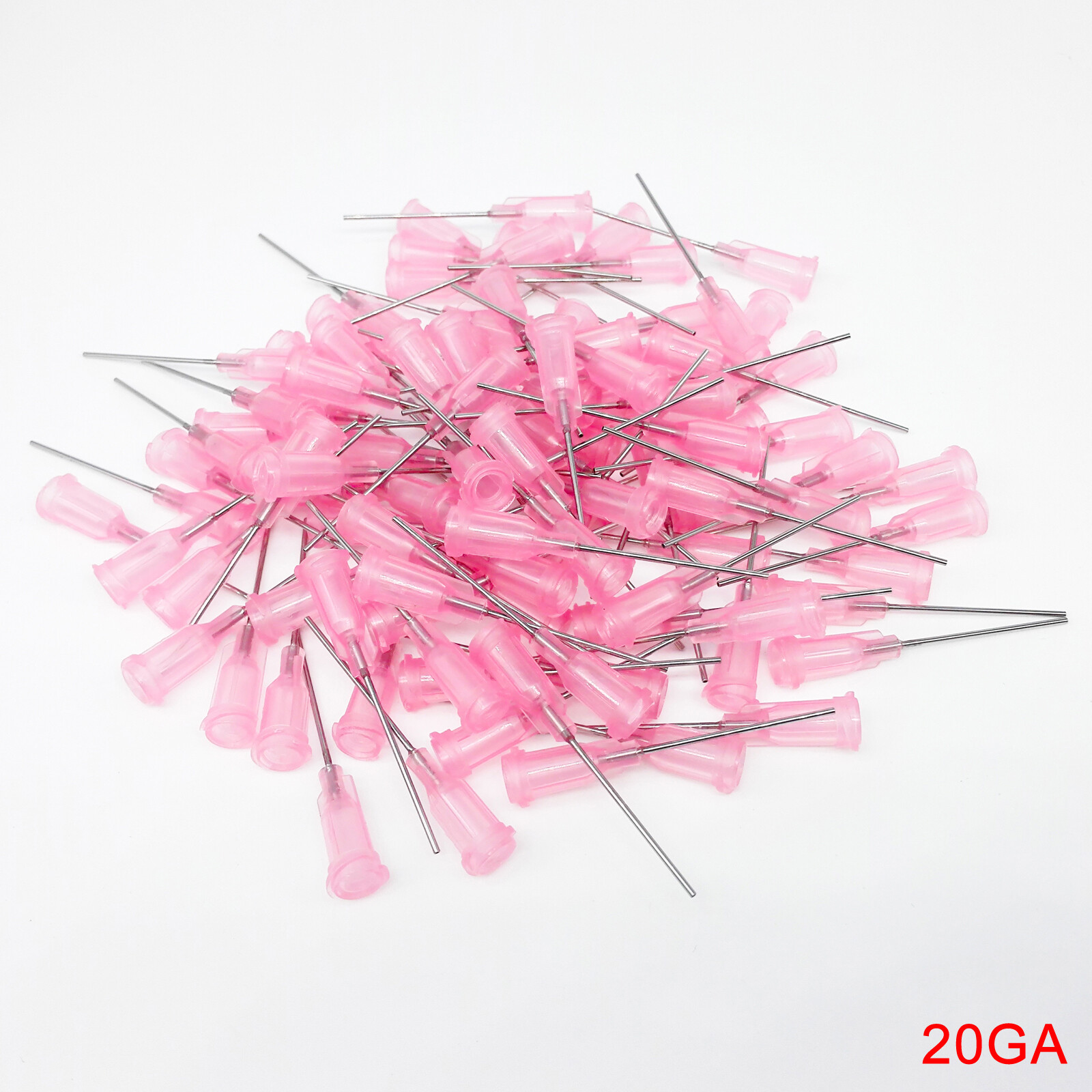 Dental Dispensing Needle Tips Straight 1″ Luer Lock 14-20G