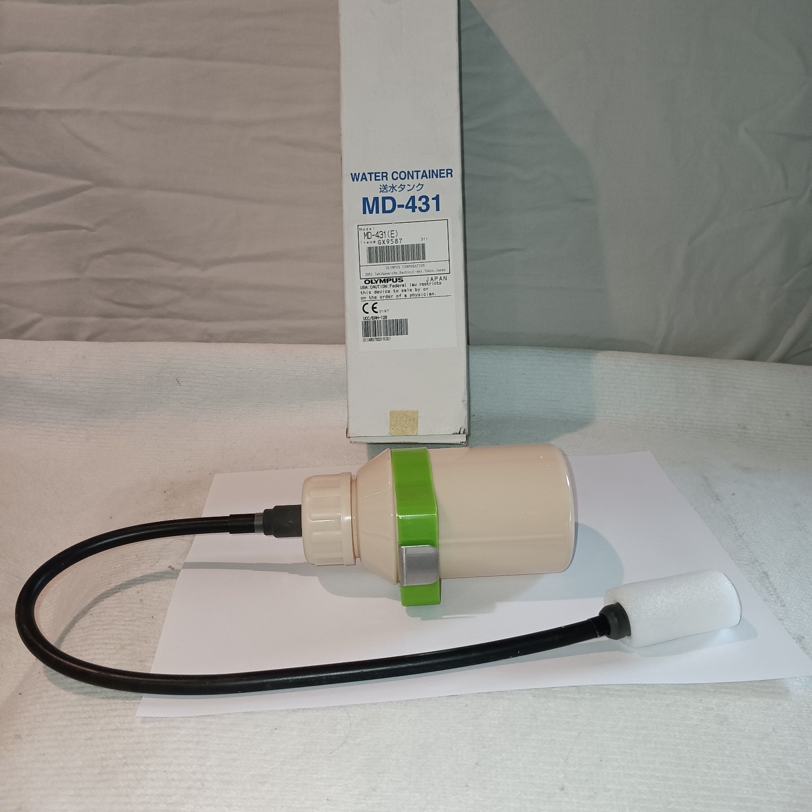 olympus endoscopy water bottle new in box md-431