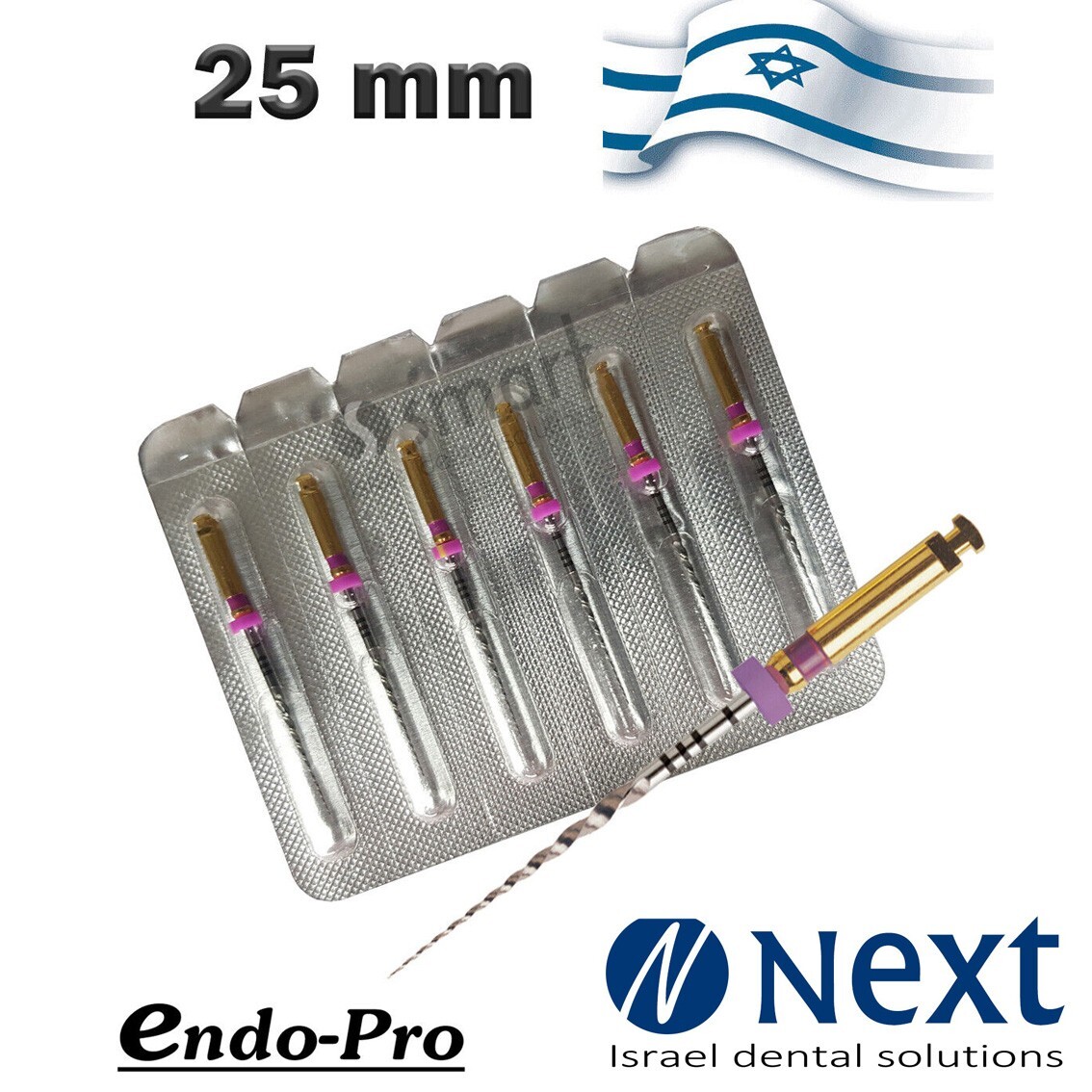 LOTx3 Dental NiTi Super File Universal ENDO-Pro S 1 rotary canal 25 mm tapered