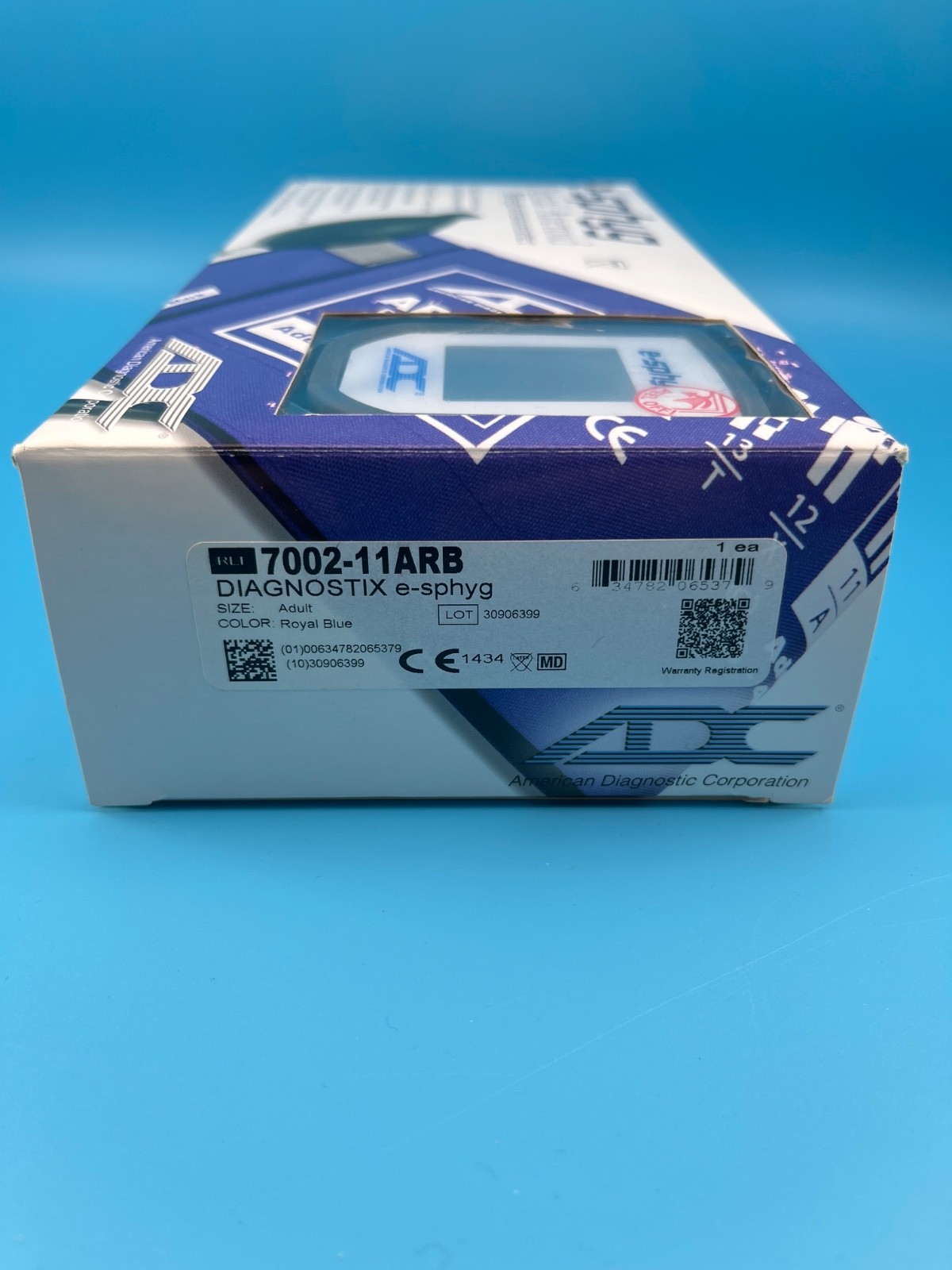 ADC 7002-11ARB e-sphyg Digital Pocket Aneroid Sphygmomanometer Adult Royal Blue