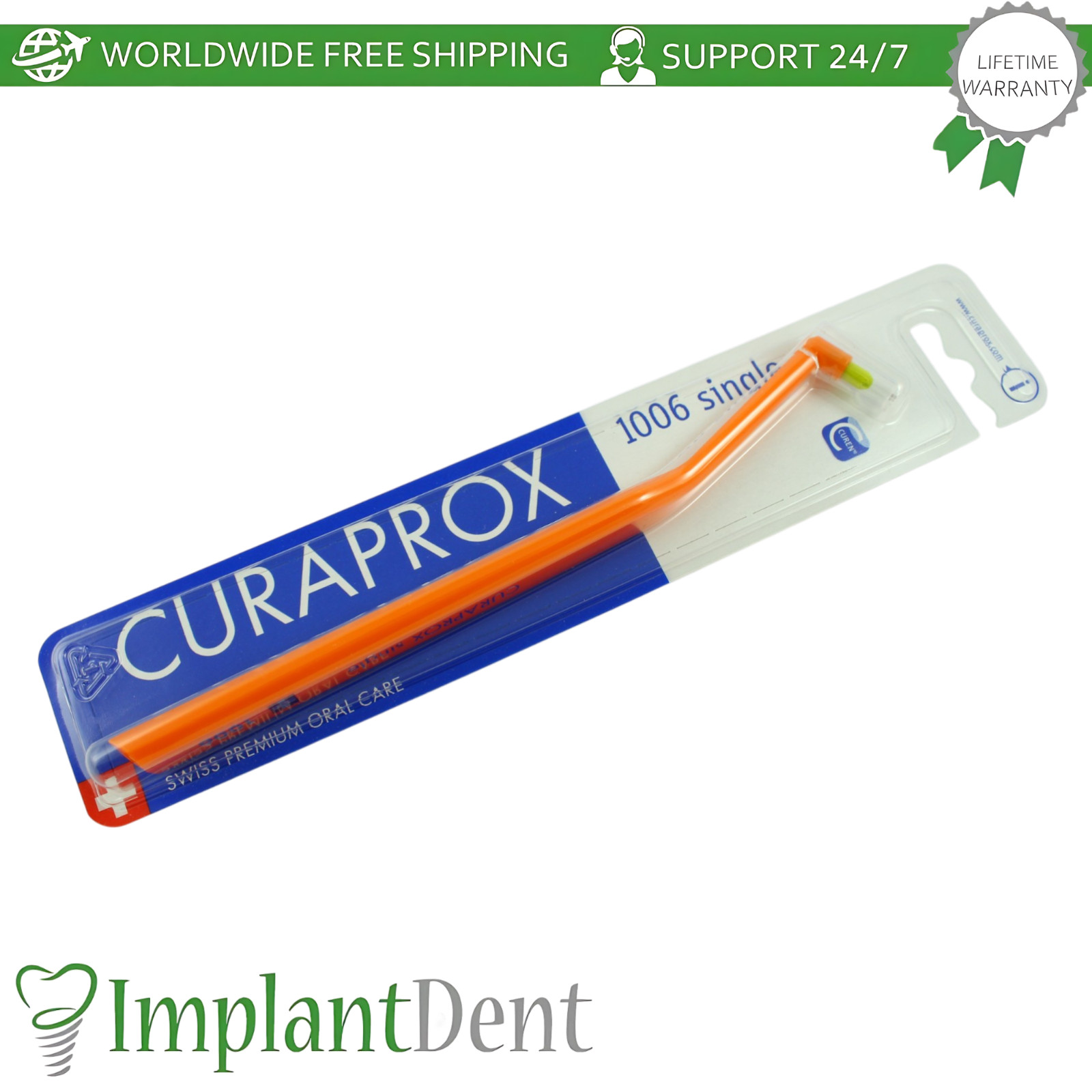 Dental Single Tuft Toothbrush Gentle Teeth Target Cleaning Oral Care Curaprox