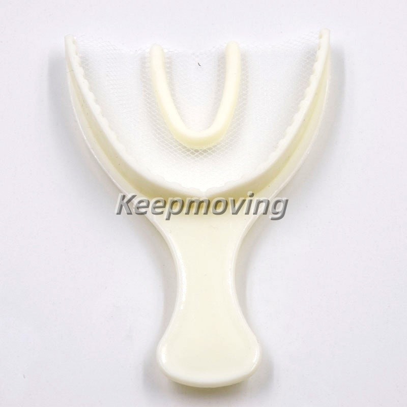 10Pcs/set Dental Plastic Disposable Impression Trays Central Supply Denture U/L