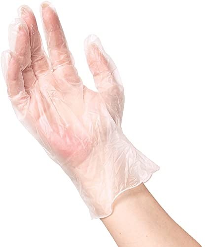 Forpro Disposable Vinyl Gloves Clear Industrial Grade Powderfree Latexfree Nonst