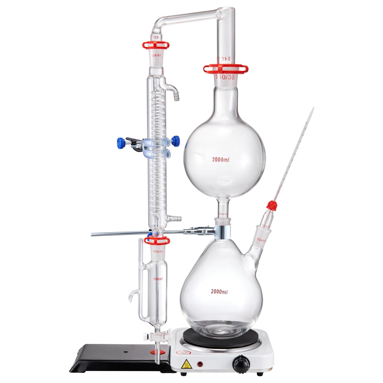 Essential Oil Distillation Kit, 2000ml Distillation Apparatus
