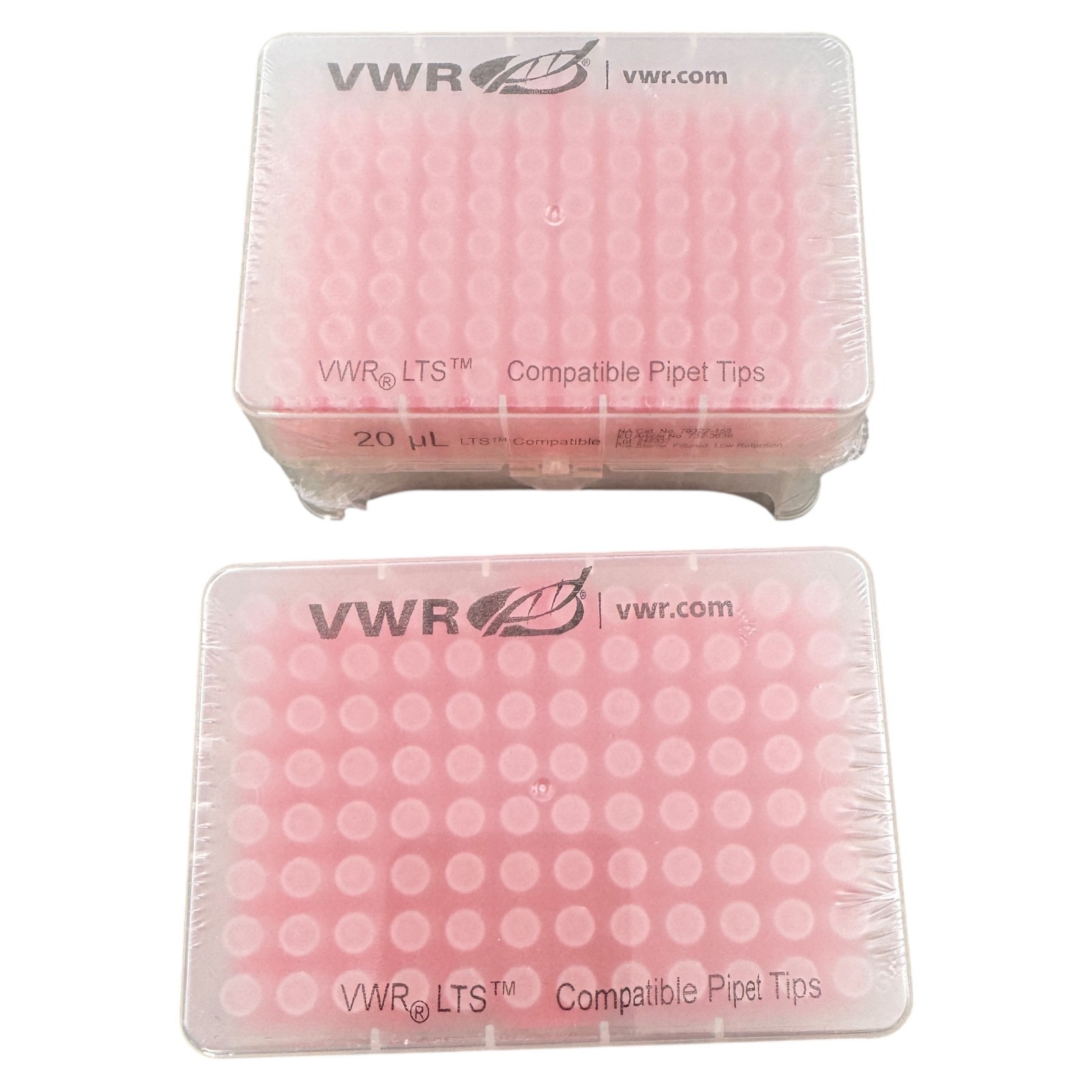 VWR 76322-158 LTS Compatible Pipet Tips 20µl Filtered Low Retention 2 Pack