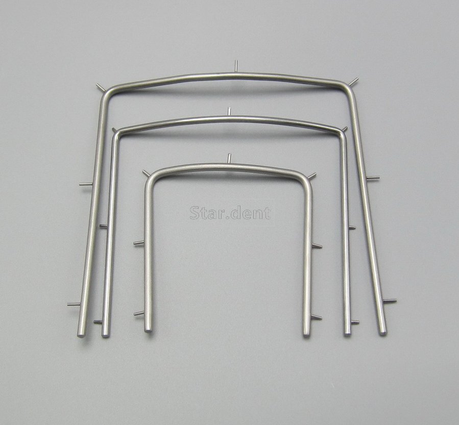 Dental Rubber Dam Frames Hager Bracket Stainless Steel Sheet Frame Instruments