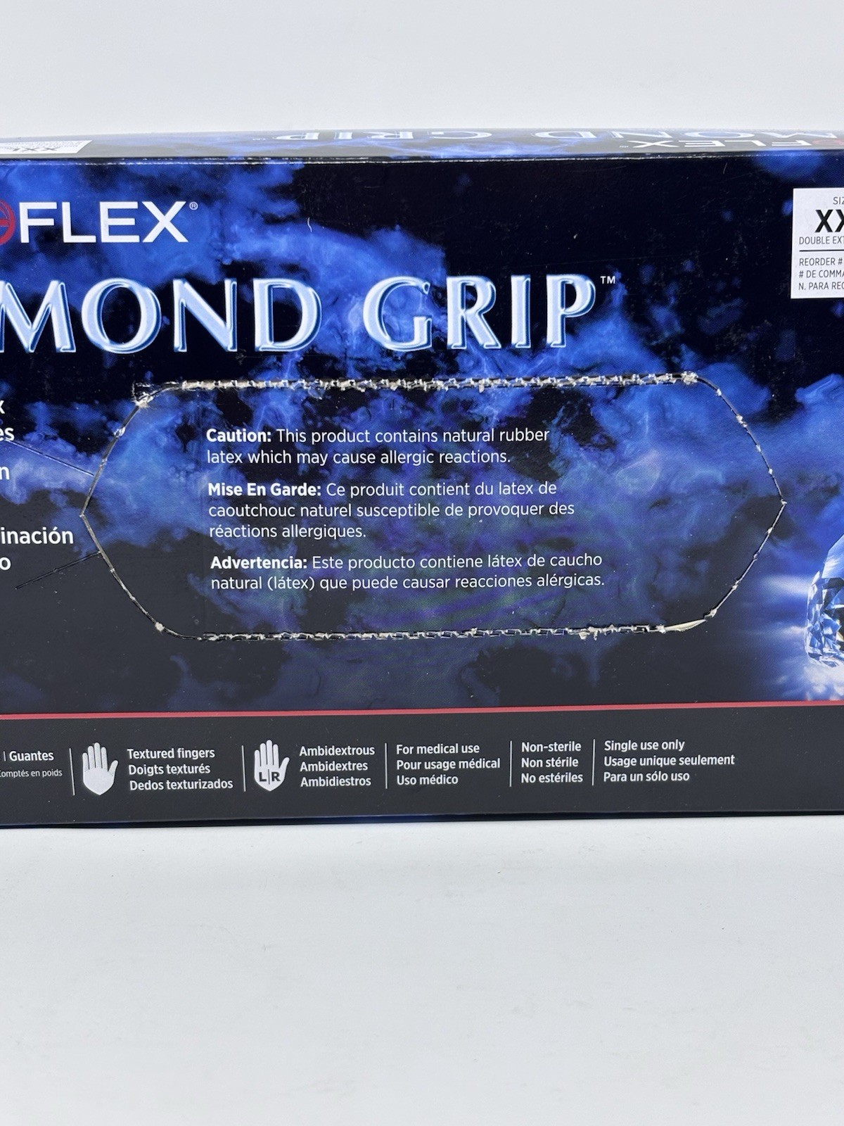 2 Boxes – Ansell Microflex Diamond Grip & Supreno Examination Gloves XXL
