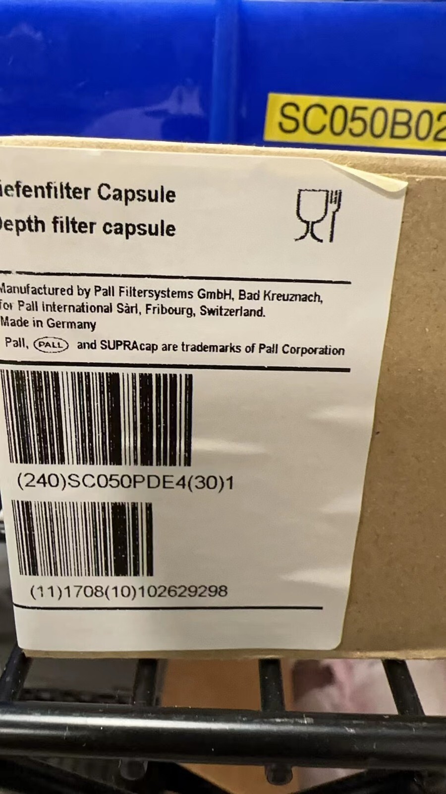 PALL SC050PDE4 Supracap 50 depth filter capsule