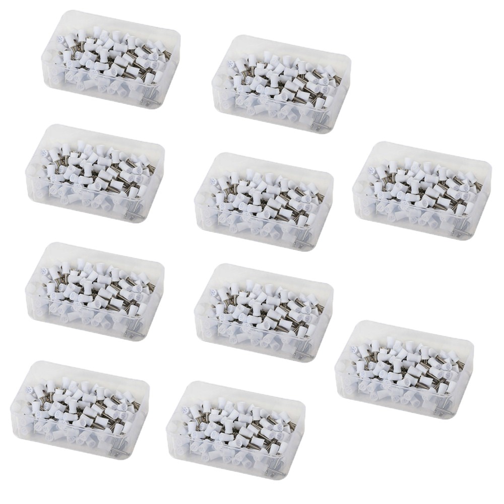 1000 Pcs Dental Prophy Polish Polishing Cup Brush Webbed Latch Type Soft Cup