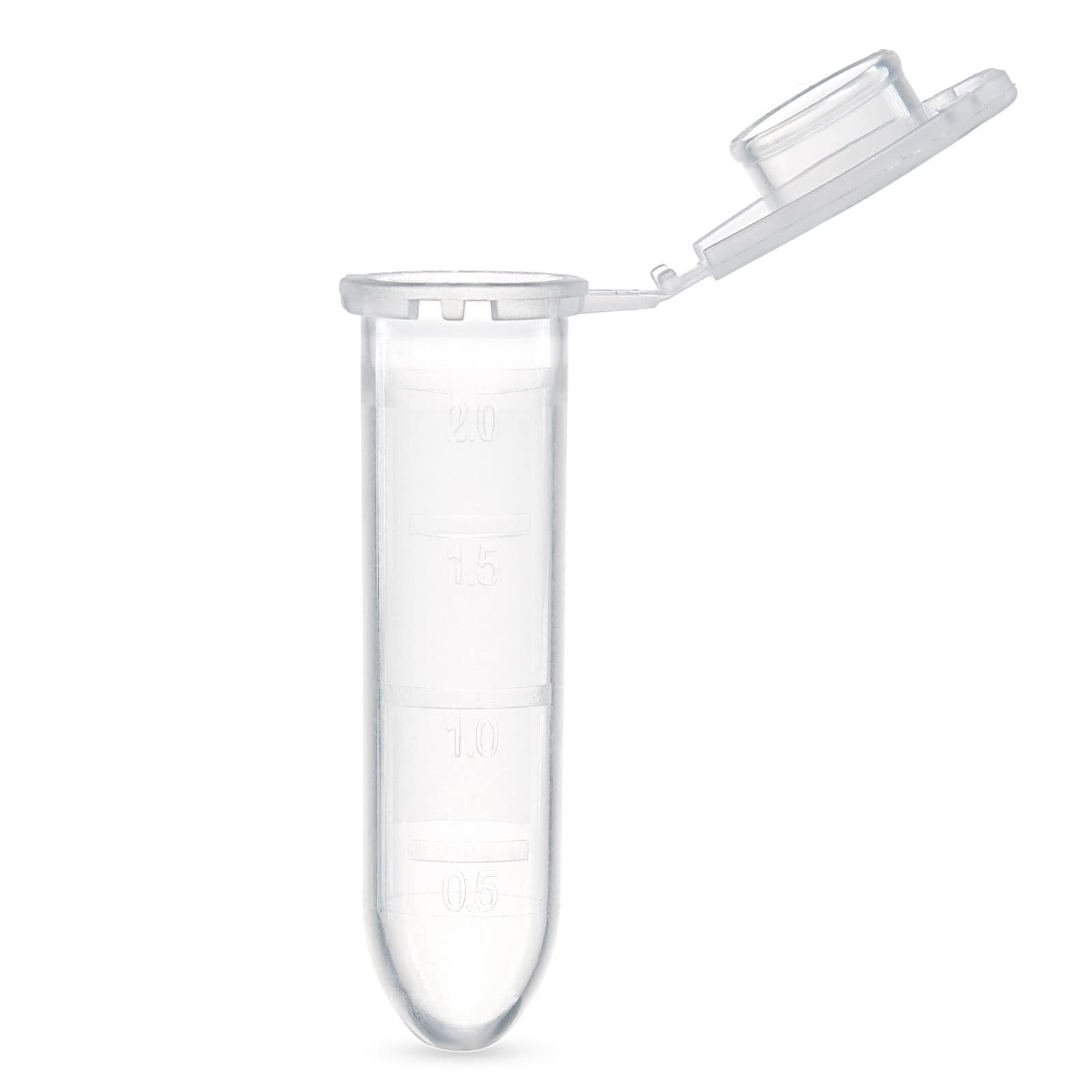 Globe Scientific 111568 2ml Capacity, Round Bottom, Natural, Natural