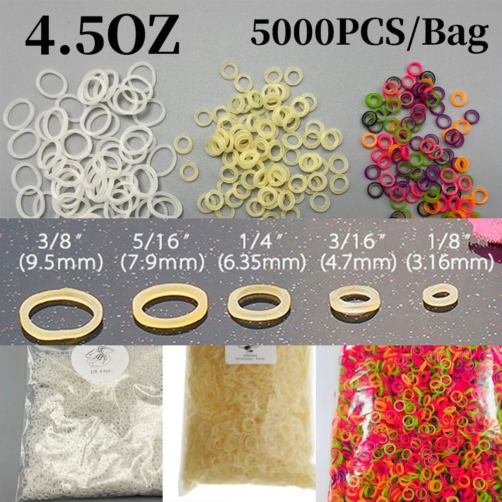 5000pcs/bag Dental Ortho Elastics Latex Braces Orthodontic Rubber Bands 4.5OZ