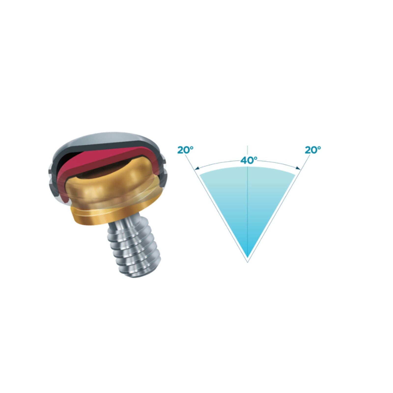 US Dental OEM ZEST LOCATOR male processing Kit fits Classic Legacy Overdenture