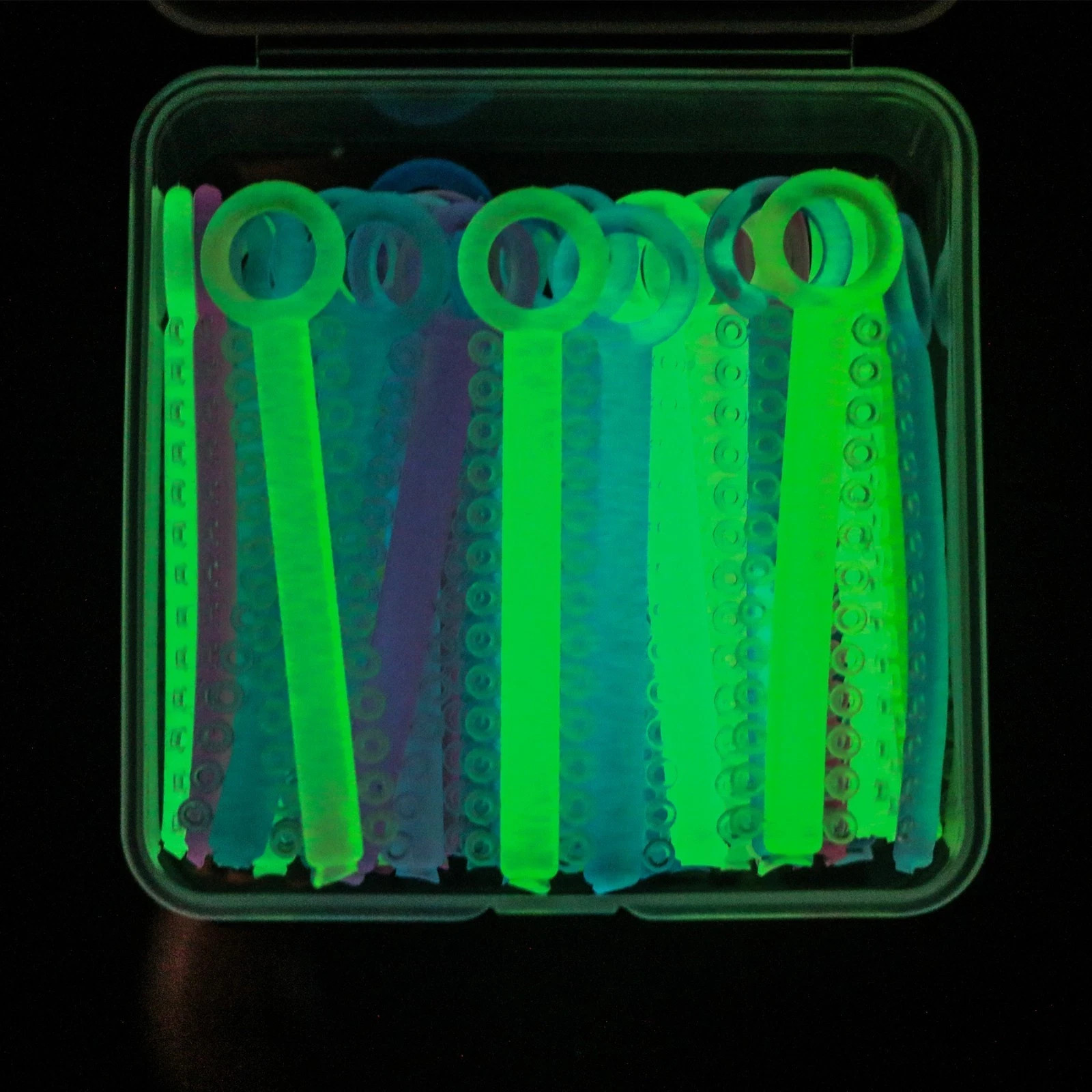 Dental Orthodontic Night-Light Luminous Elastics Ligature Ties Bands Power Chain