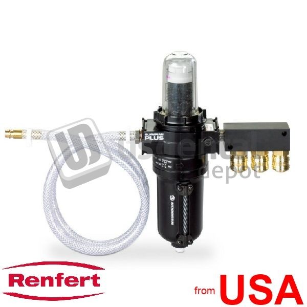 RENFERT – Compressed Air Filter Complete with hose and bronze fittings 2 120636