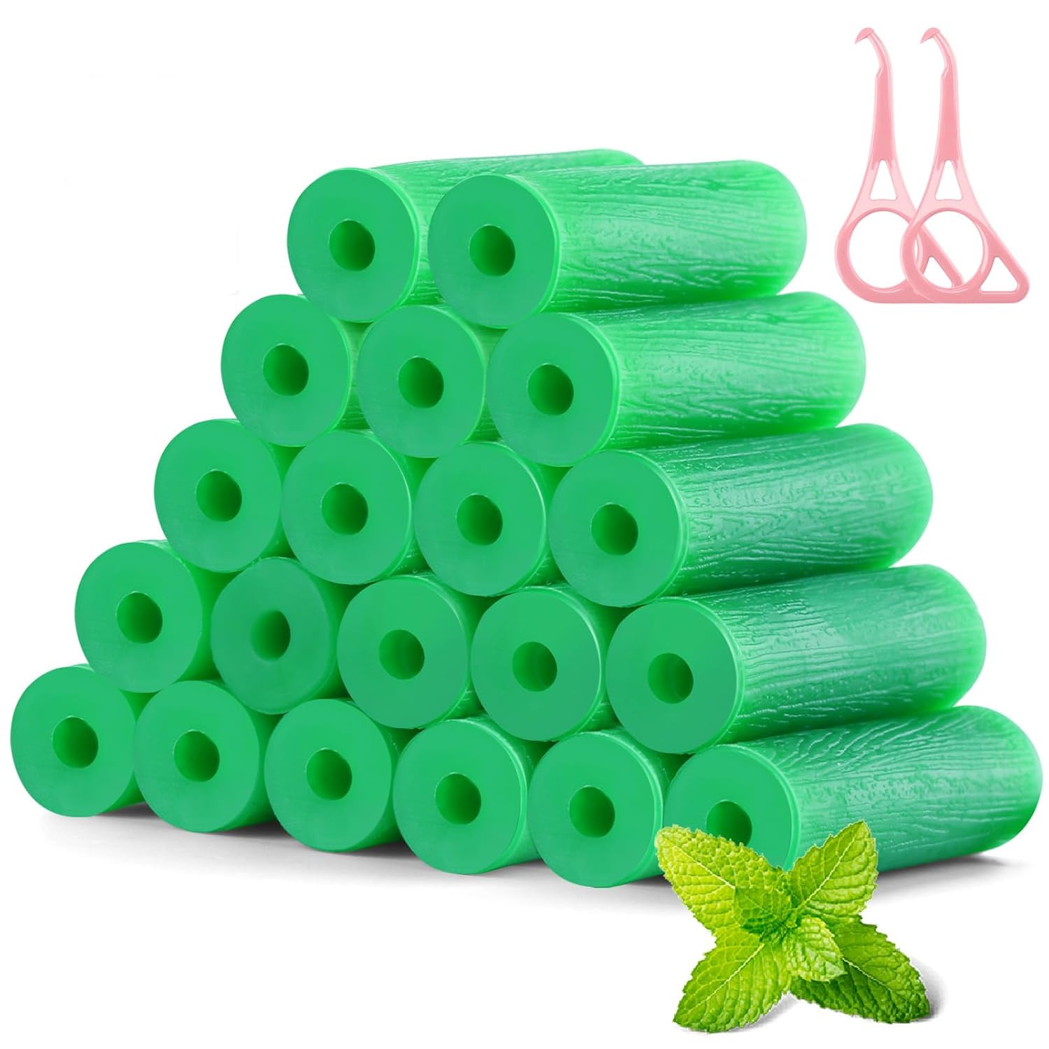 Aligner Chew for Invisalign – 20 Mint-Chew & 2 Removal Tools, Food-Grade Silicon