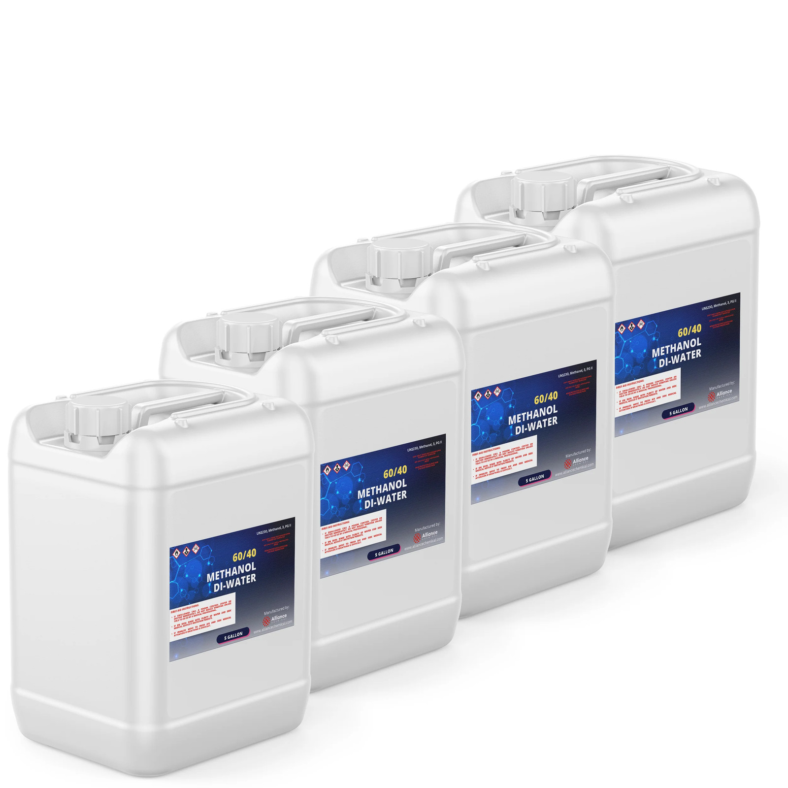 60/40 Methanol/ DI Water Solution – 4 x 5 Gallon Pails