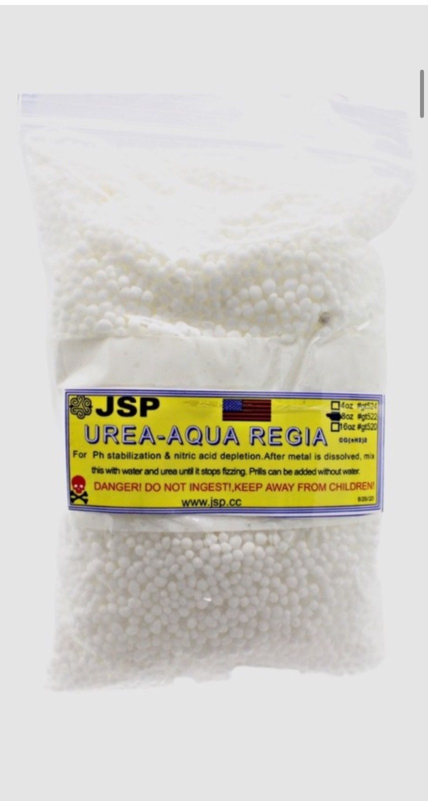 Urea Aqua Regia 99% Pure Gold Refining Recovery 4 oz » SHIPS FROM CA West Coast