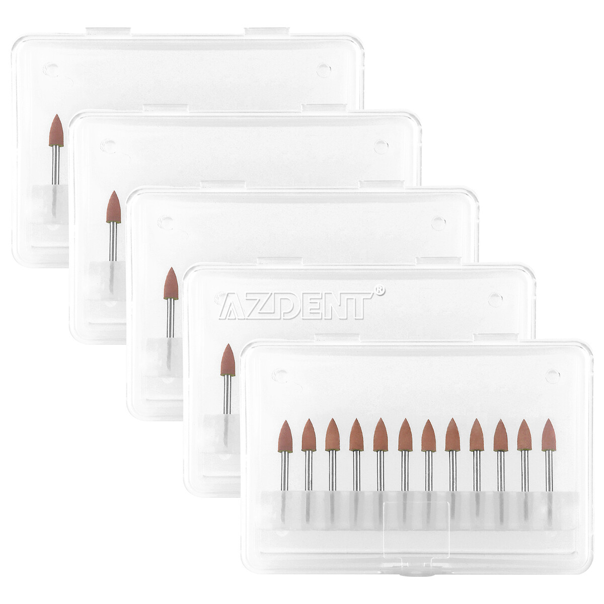 USA Dental Brownie Polishers Friction Grip FG Burs Mini Points 1.6mm 12pcs /Box