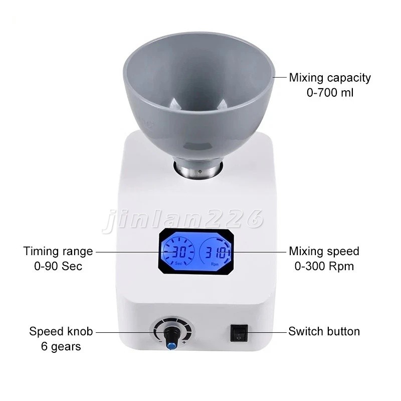 Dental Impression Alginate Mixer/Die Semi-automatic Alginate Mixer