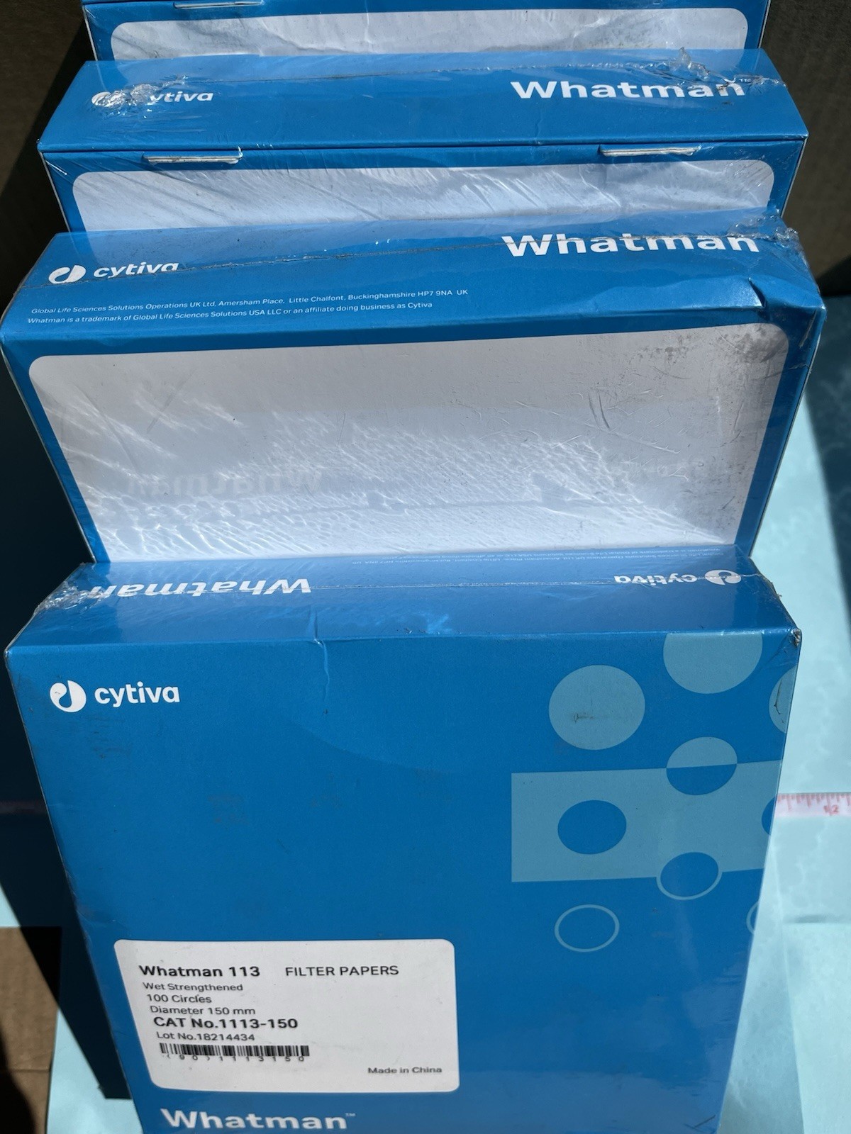2 Boxes) Whatman Grade 113, 150mm Qualitative Filter Paper Wet-Strengthened