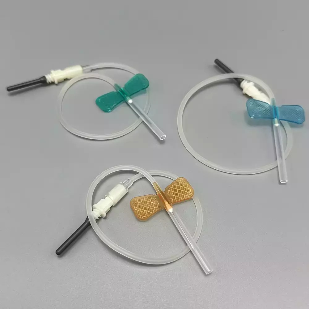 2026 50pcs Safety Double-Wing Butterfly Components 21G 22G 23G 25G For Pets New