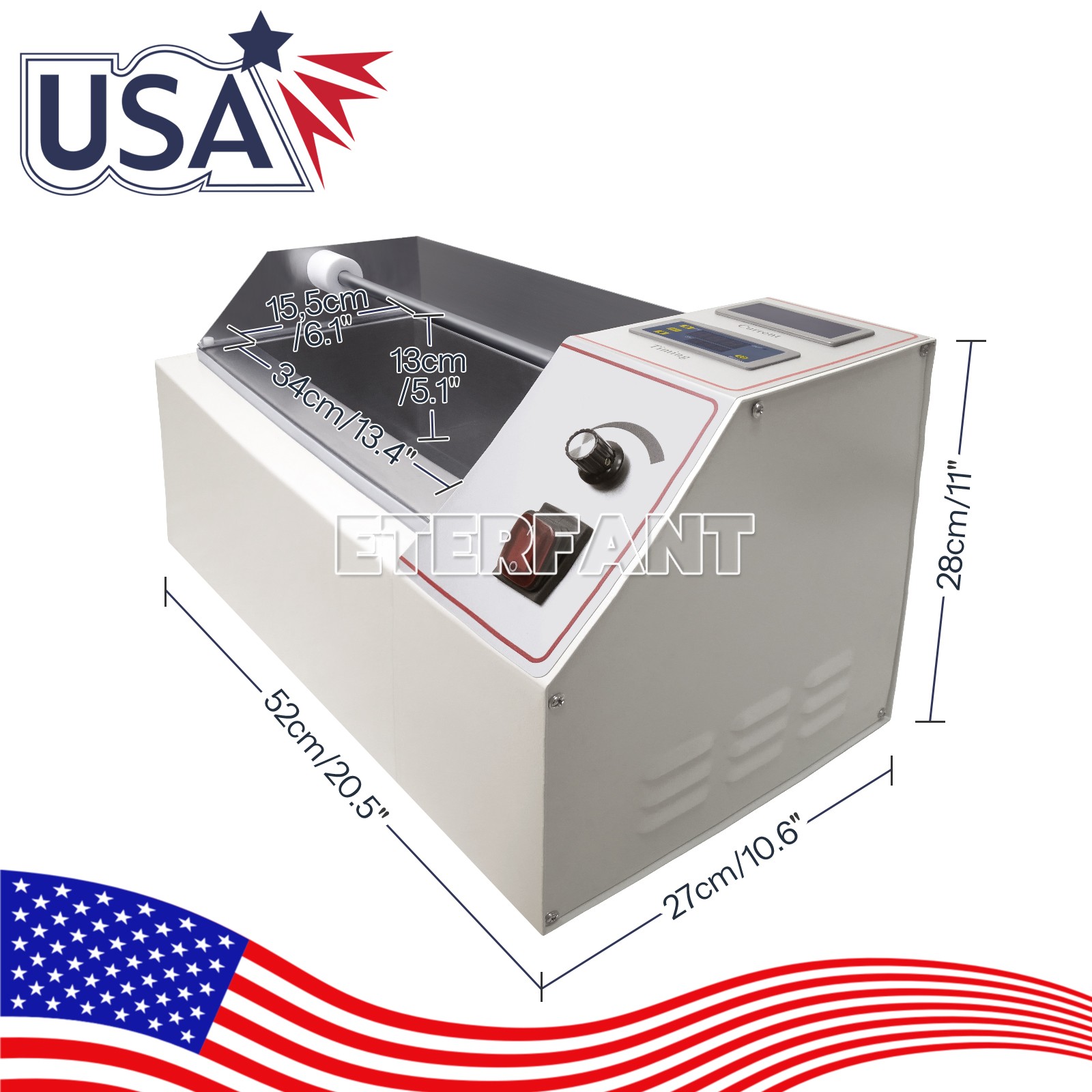 Dental Lab Electrolytic Polishing Machine with Positive Swing Function/Two Cells