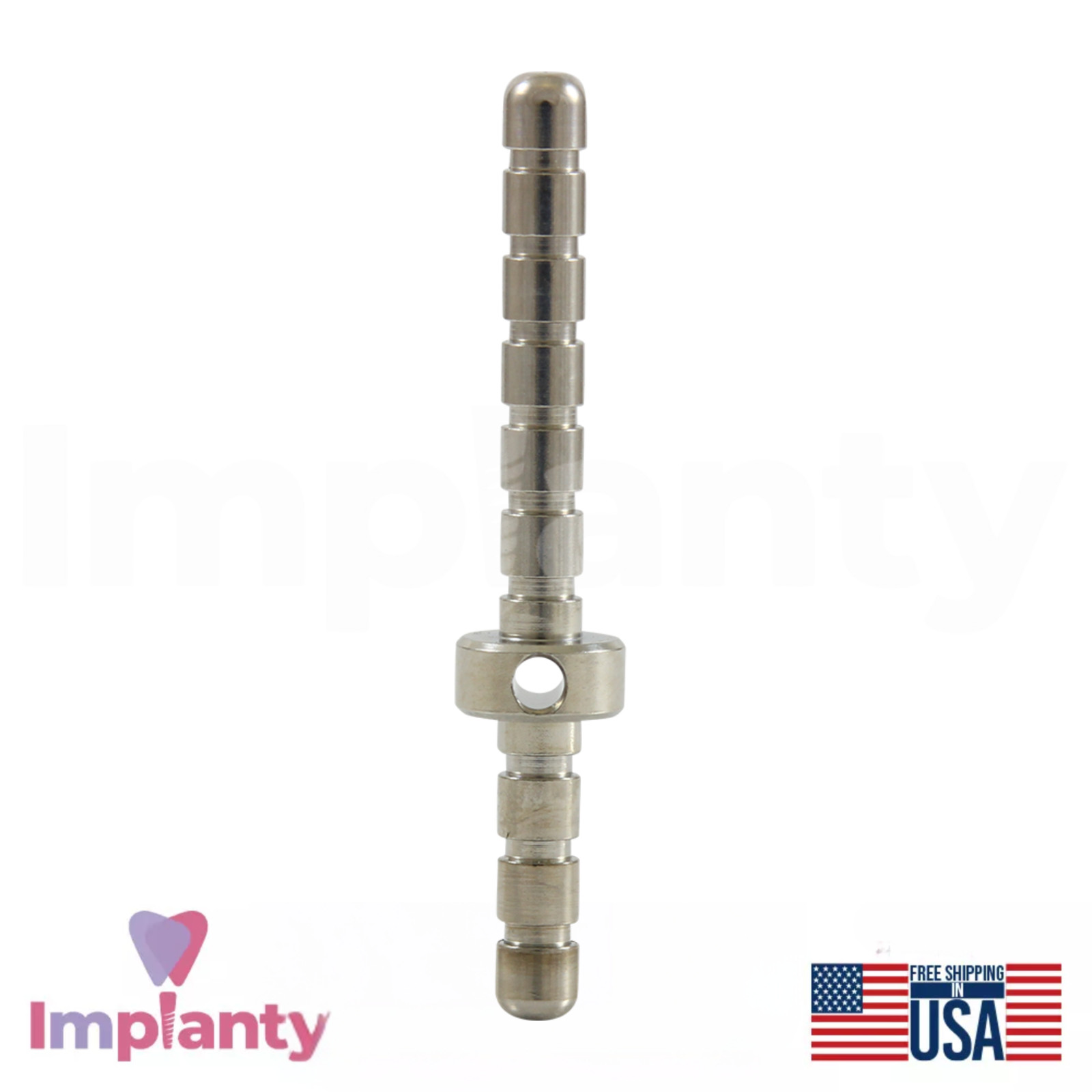 Dental Long Parallel Pin – Double Sided L22mm Stainless Steel Dentistry Tool