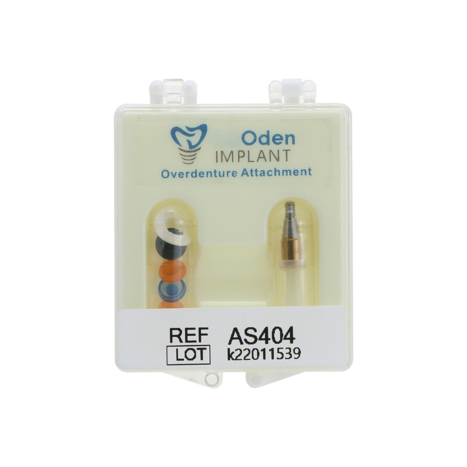 Den-tium Locator Implant Abutment Set – AH 3/4/5mm, PEEK Caps, 4.0mm Dia