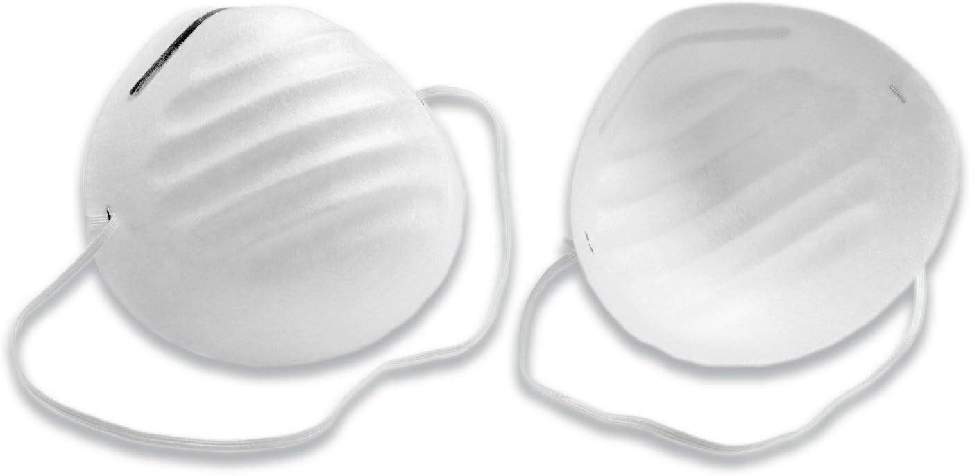 Nuisance Disposable Dust Mask, Box of 50 – Lightweight Respiratory Protection