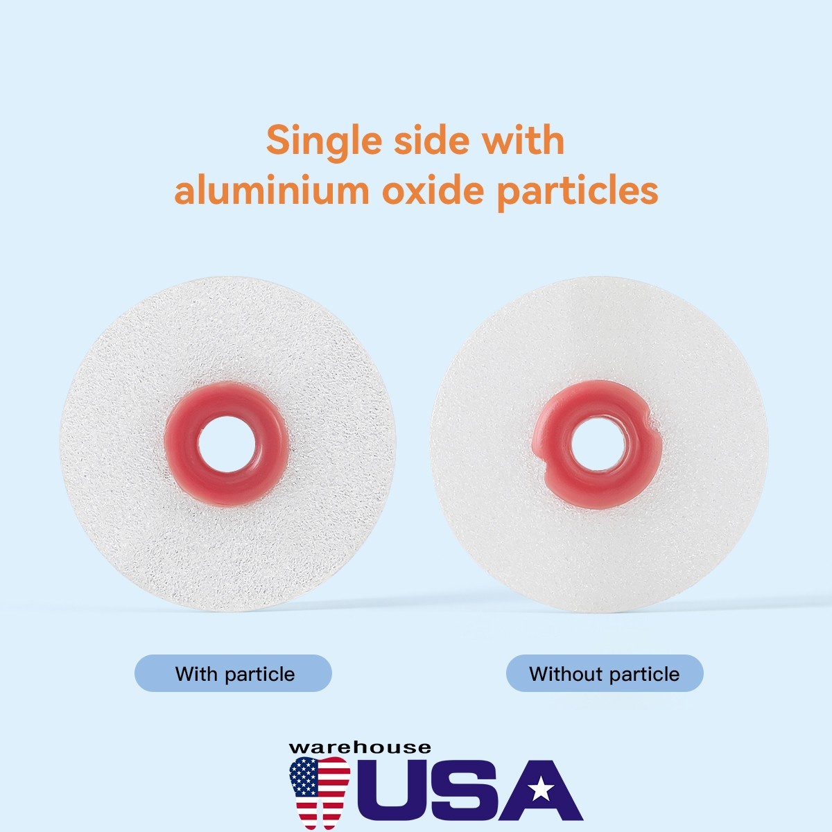 Dental Polishing Discs 40pcs 12mm Aluminum Oxide Coarse Fine Extra Fine Kit