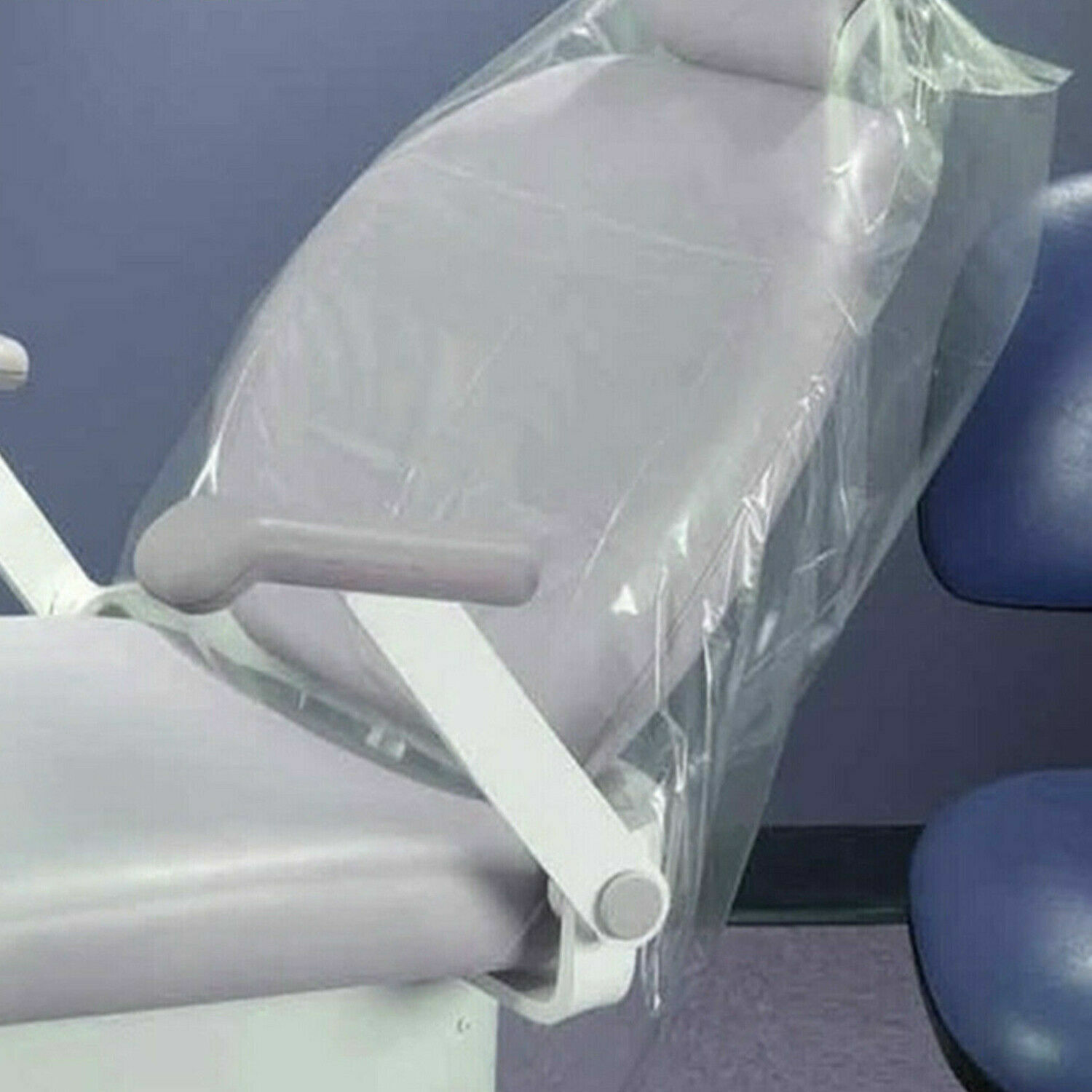 3Boxes Dental Half Chair Cover Clear Plastic Sleeves Medium Size 27.5″ x 24″