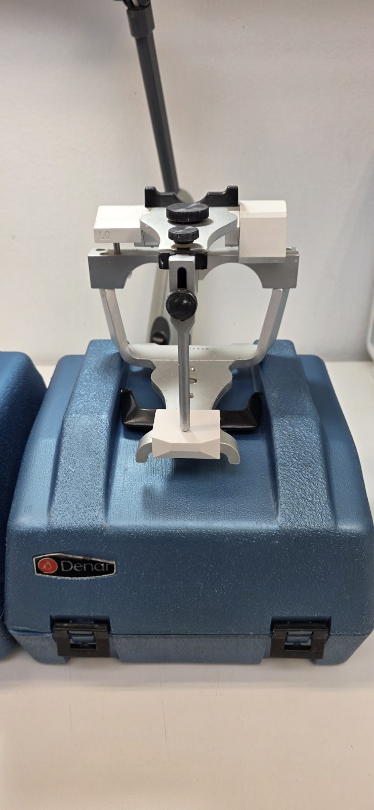 2 Denar Dental Articulator System w/ Case Semi Adjustable Lab Equipment Made in