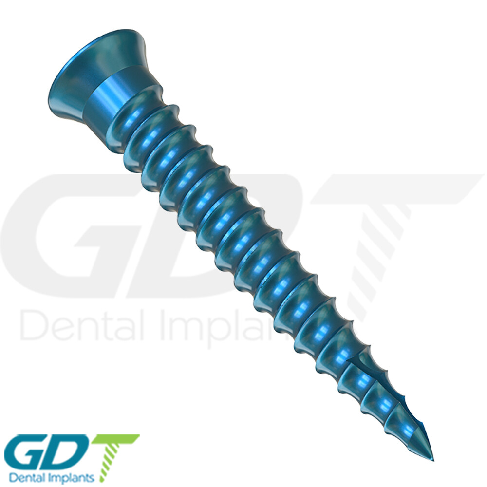 10 Self Drilling GBR Bon Screw Ø1.4mm, 10.0mm Membrane Fixation Dental Im plant