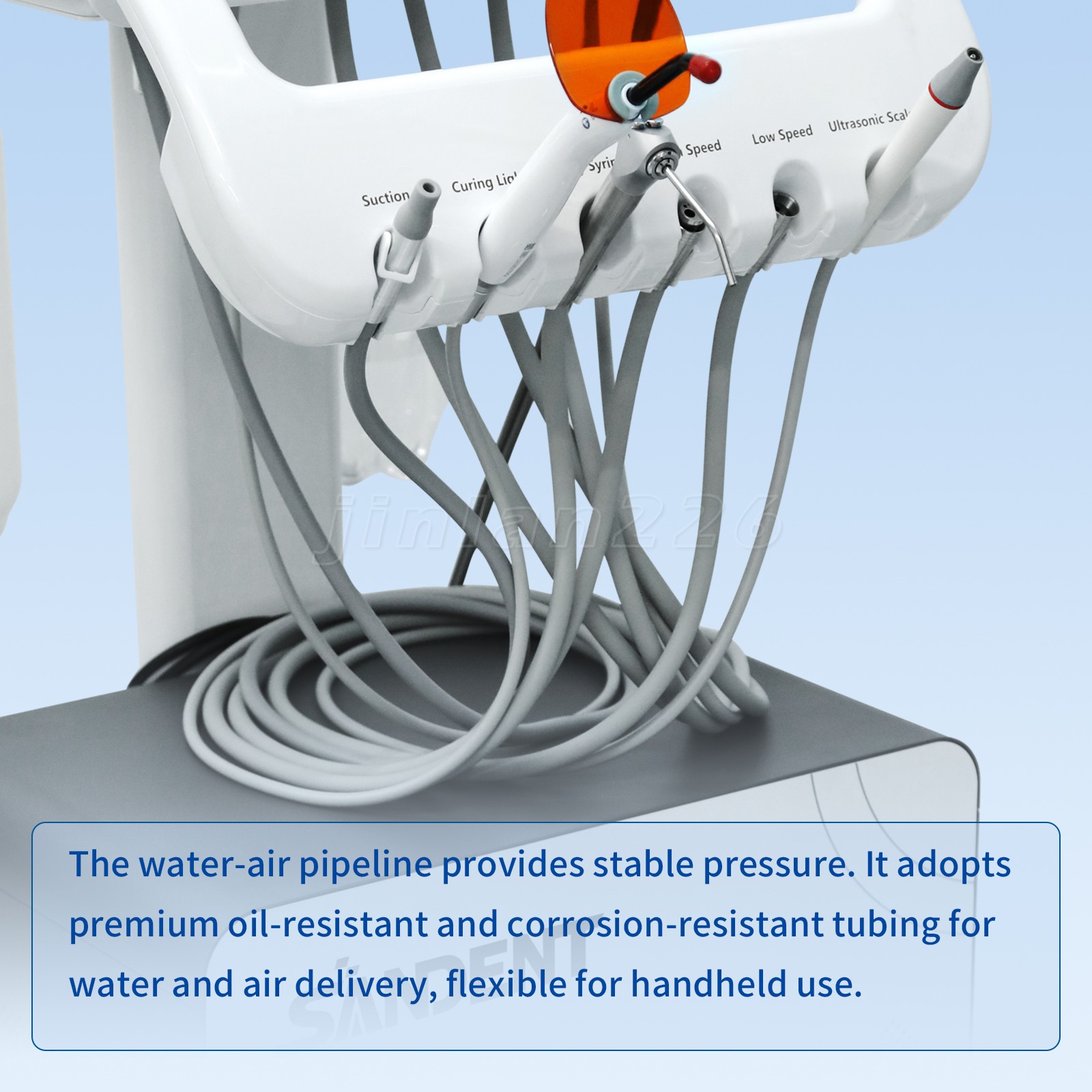 Portable Mobile Dental Delivery Unit System Air Compressor Strong suction FDA&CE