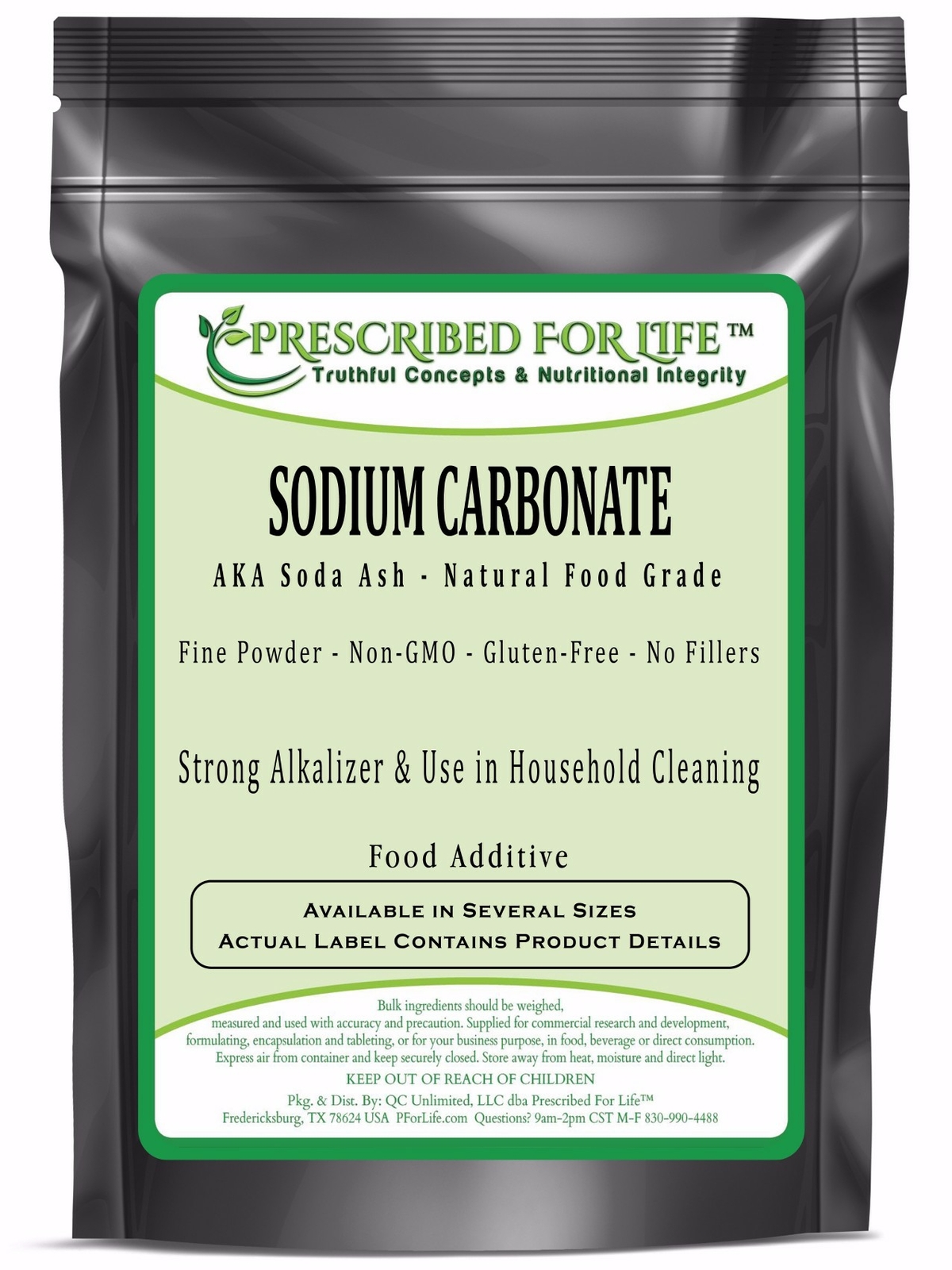 Sodium Carbonate – Natural Grade 100 Anhydrous Powder – Soda Ash, 1 kg