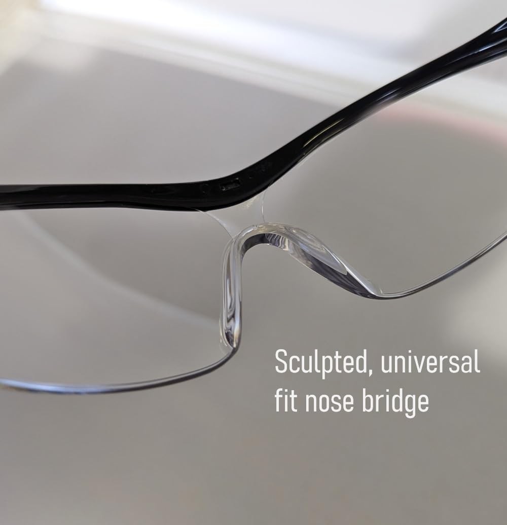 Full-Frame, Length-Adjustable Protective Eyewear with UVA and UVB Protection