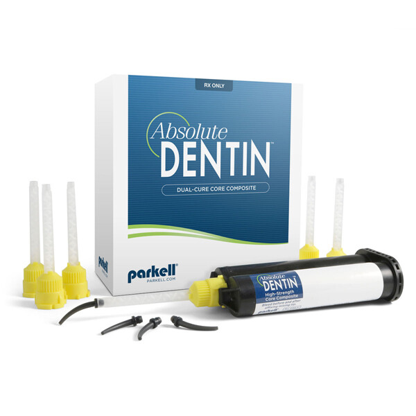 Absolute Dentin Dual-Cure Core Composite, Tooth Shade 50ml + Tips
