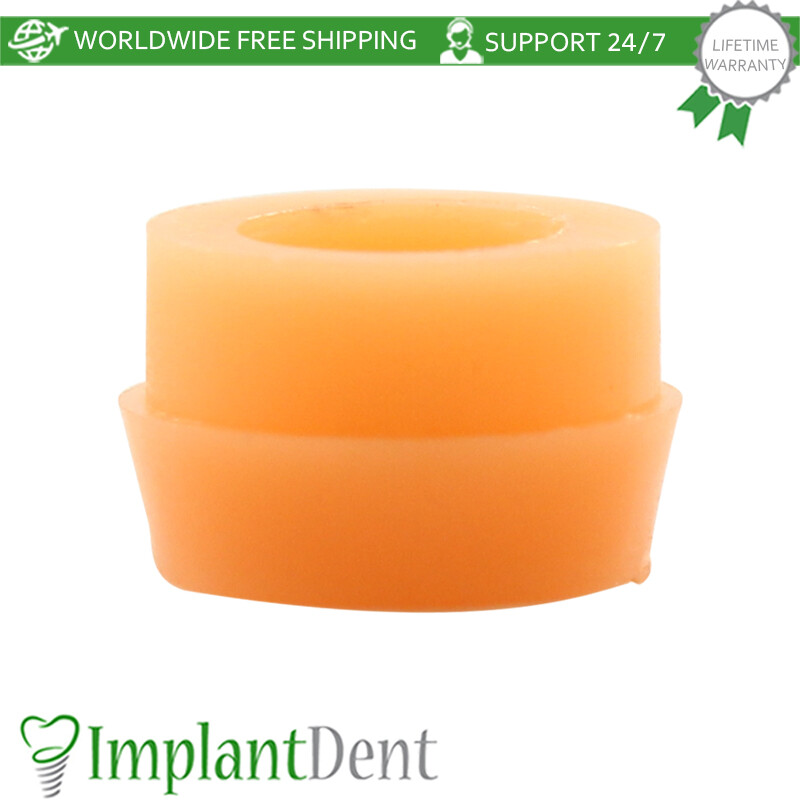 10x Dental Soft Silicone Cap Regular Size For Ball Overdenture Attachment