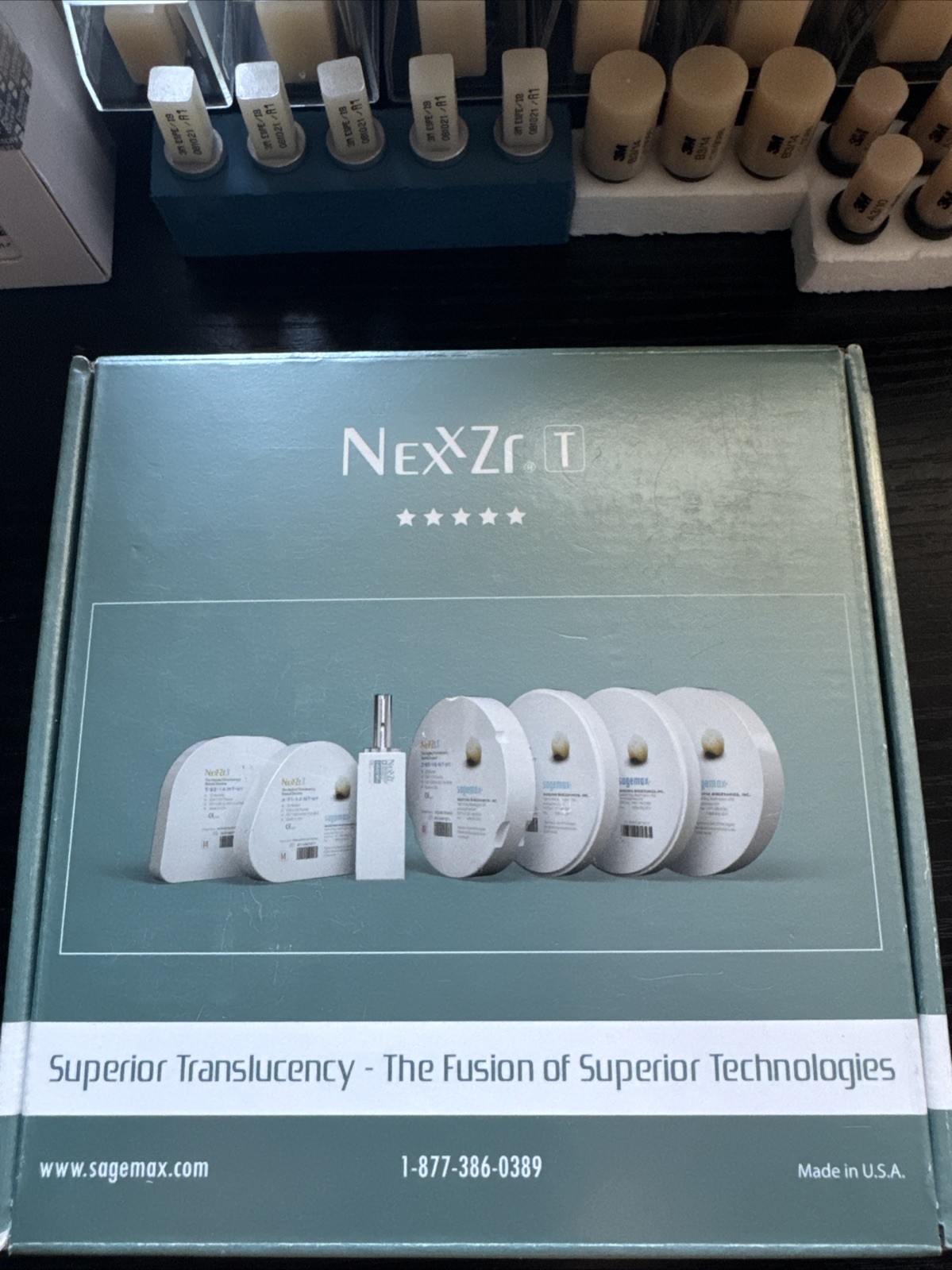 Sagemax NexxZrT Dental Zirconia High Translucent, 3 Pack