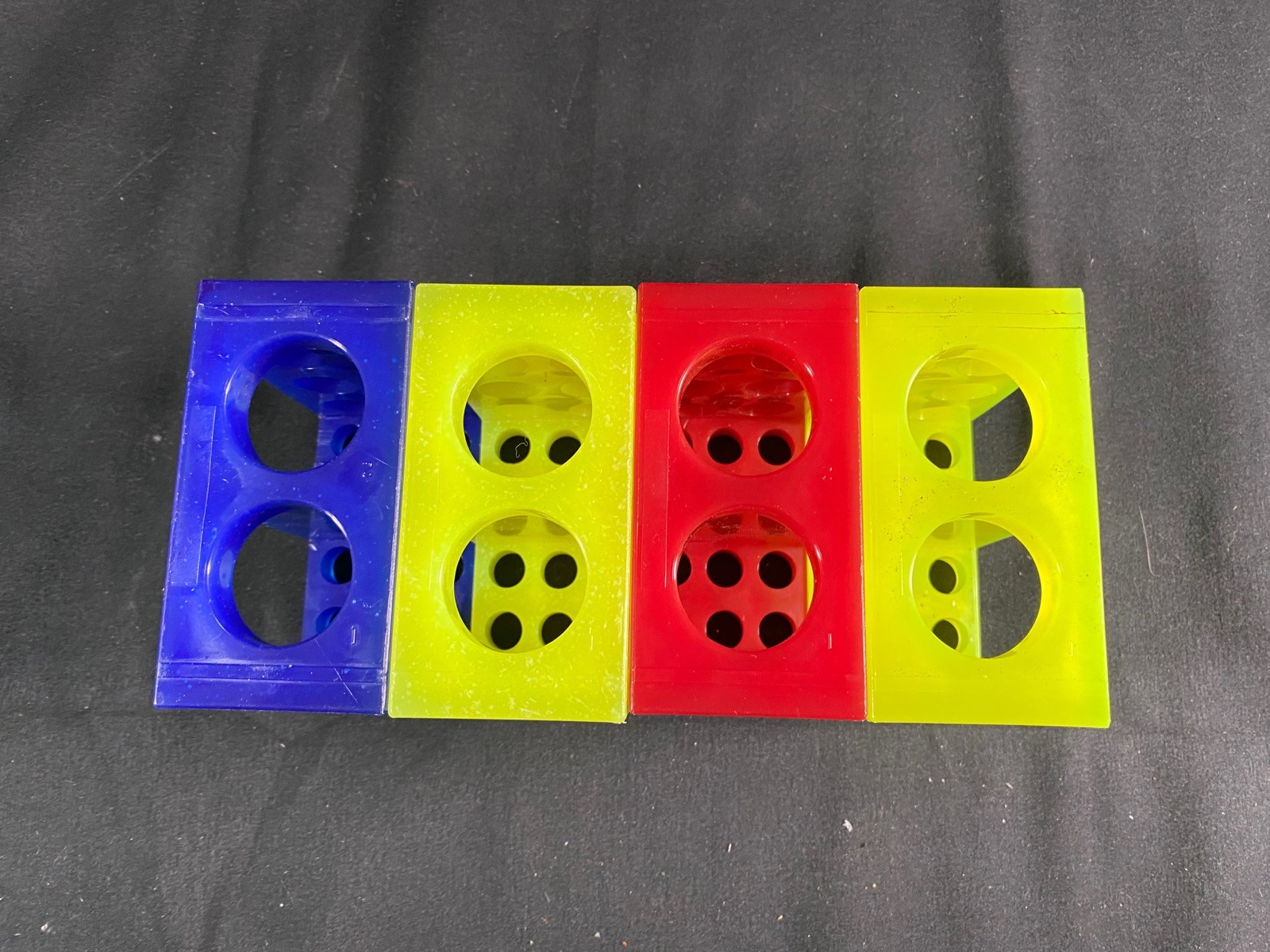 GENESEE SCI 4-Way Flipper Microtube Rack 0.5ml to 50ml Numbered 27217 (4/cs)