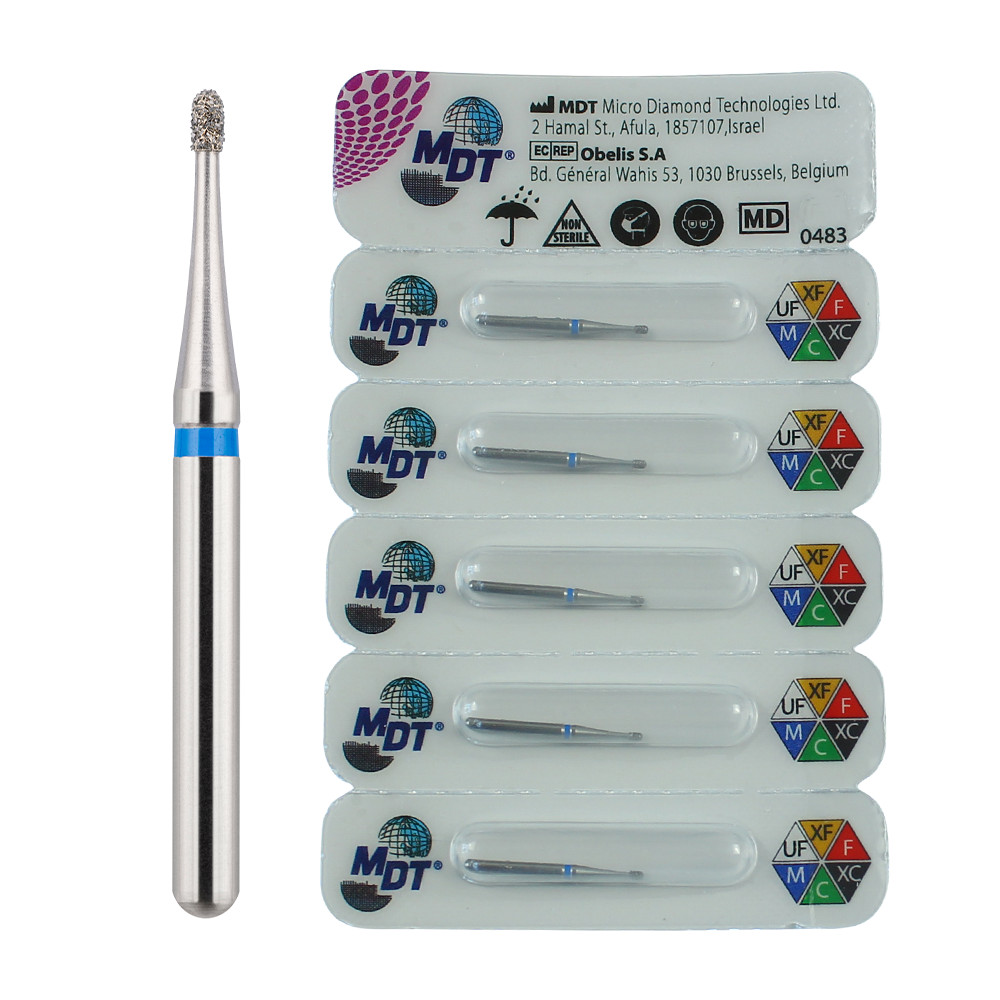 Dental MDT Cavlty Prep Pear 830R Diamond Burs 237 FG Triton Bonding 450k RPM